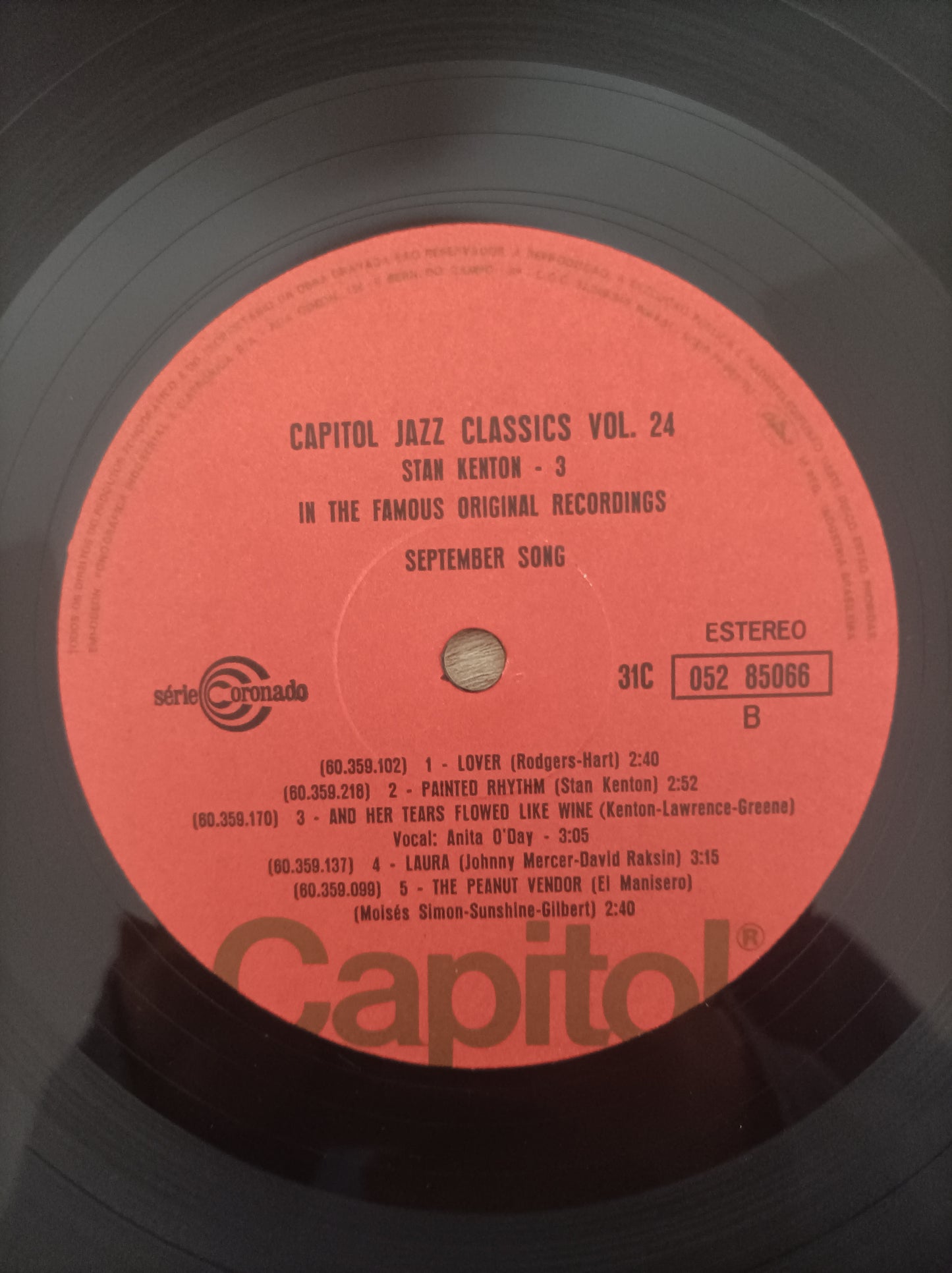 Lp Vinil Stan Kenton Capitol Jazz Classics Vol. 24