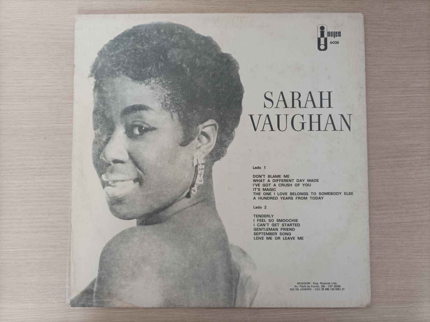 Lp Vinil Sarah Vaughan Vol. 2