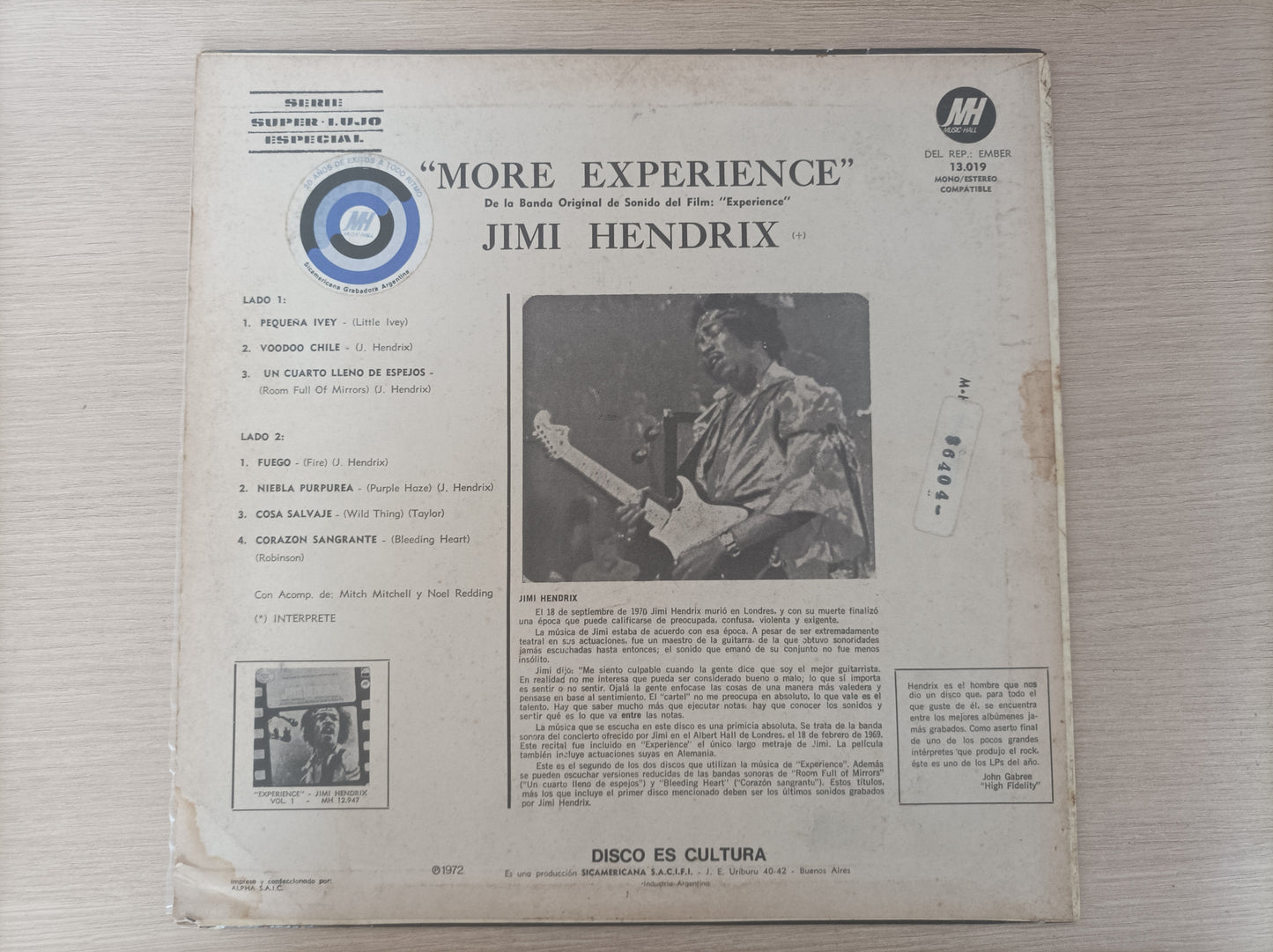 Lp Vinil Jimi Hendrix More Experience