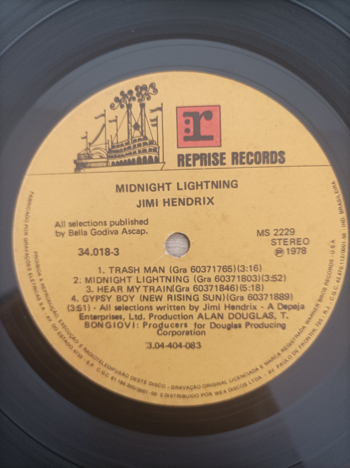 Lp Vinil Jimi Hendrix Crash Landing Duplo