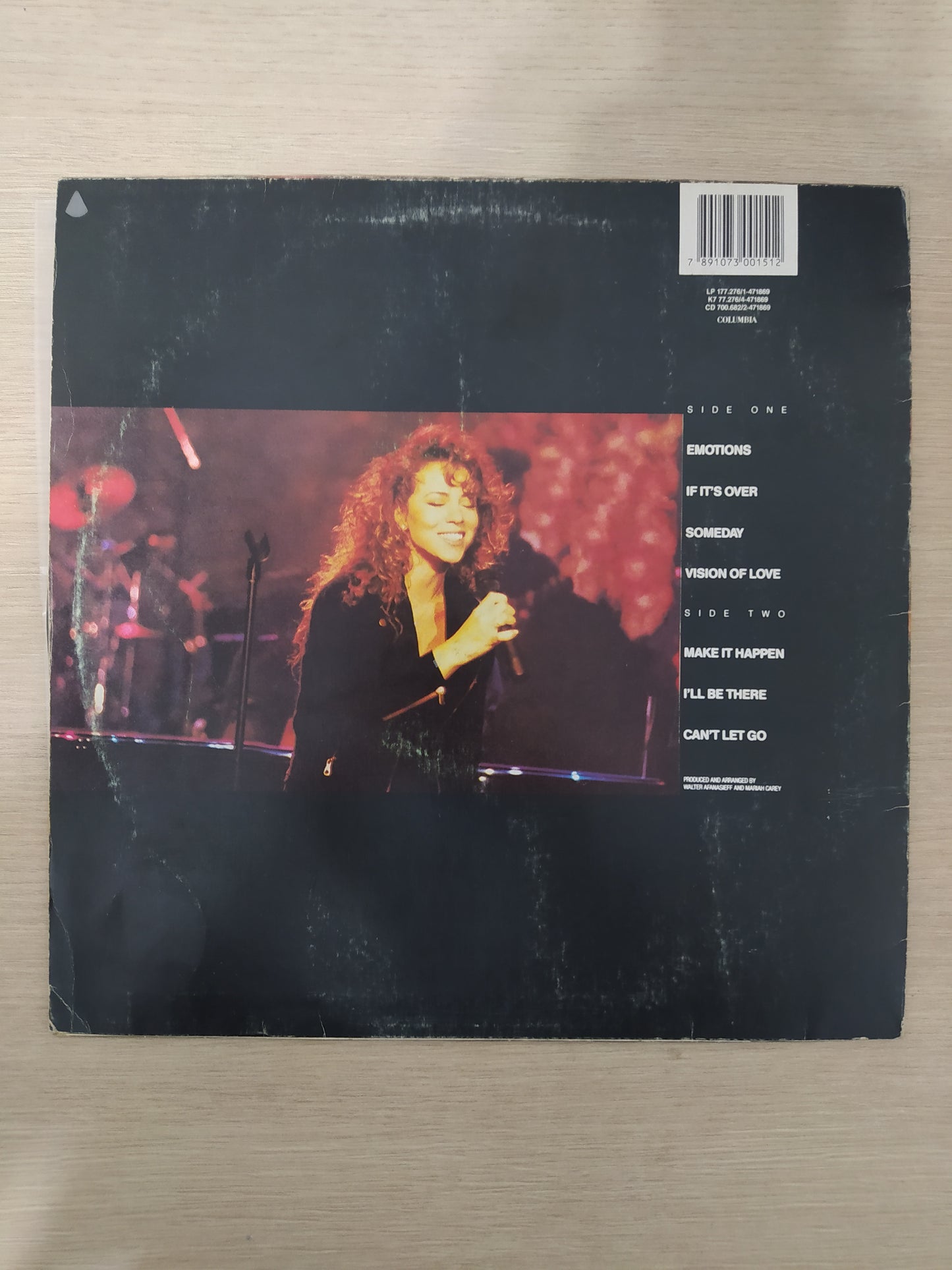 Lp Vinil Mariah Carey MTV Unplugged Com Encarte