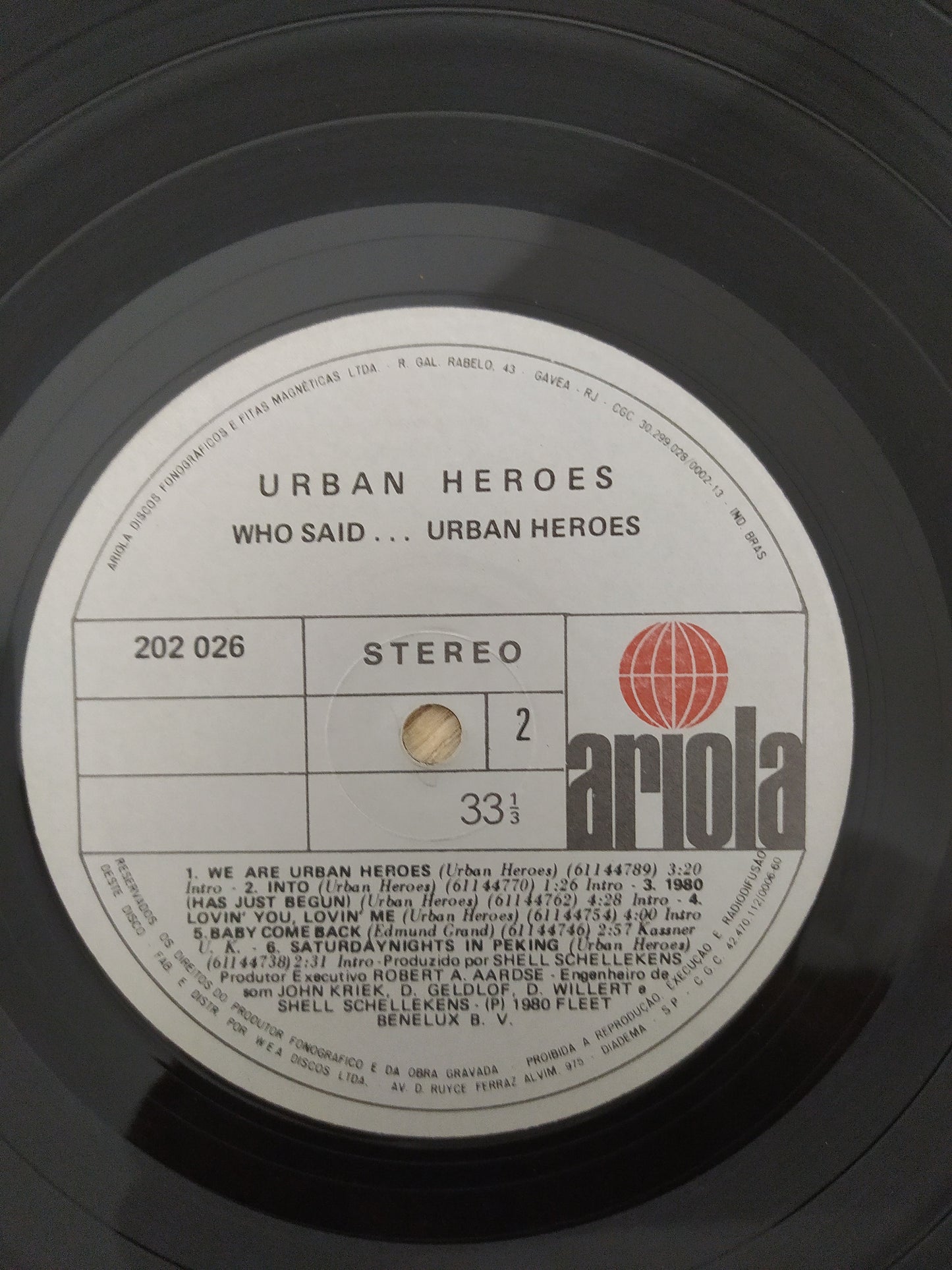 Lp Vinil Urban Heroes Who Said Com Encarte