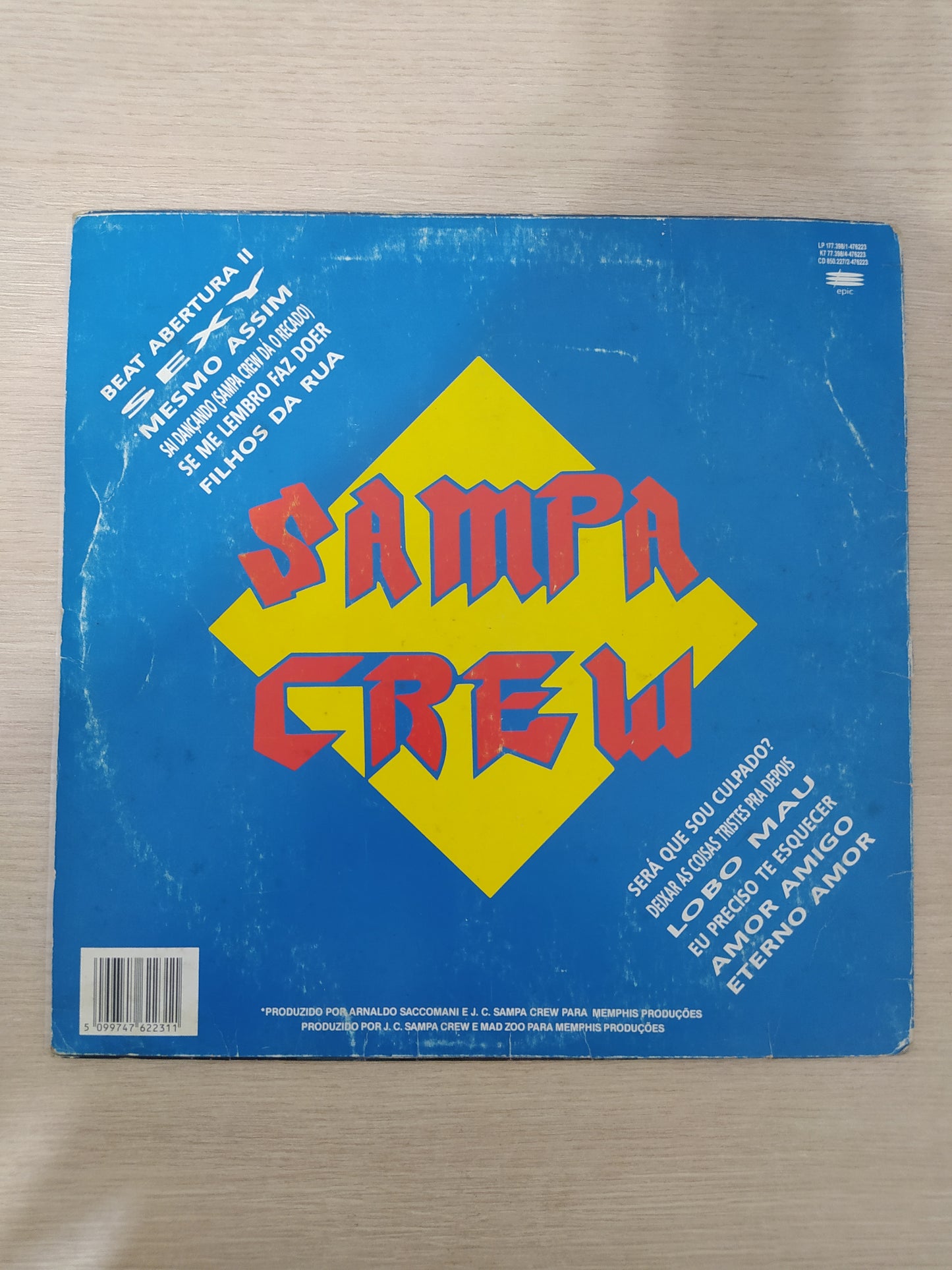 Disco Vinil 1994 Sampa Crew