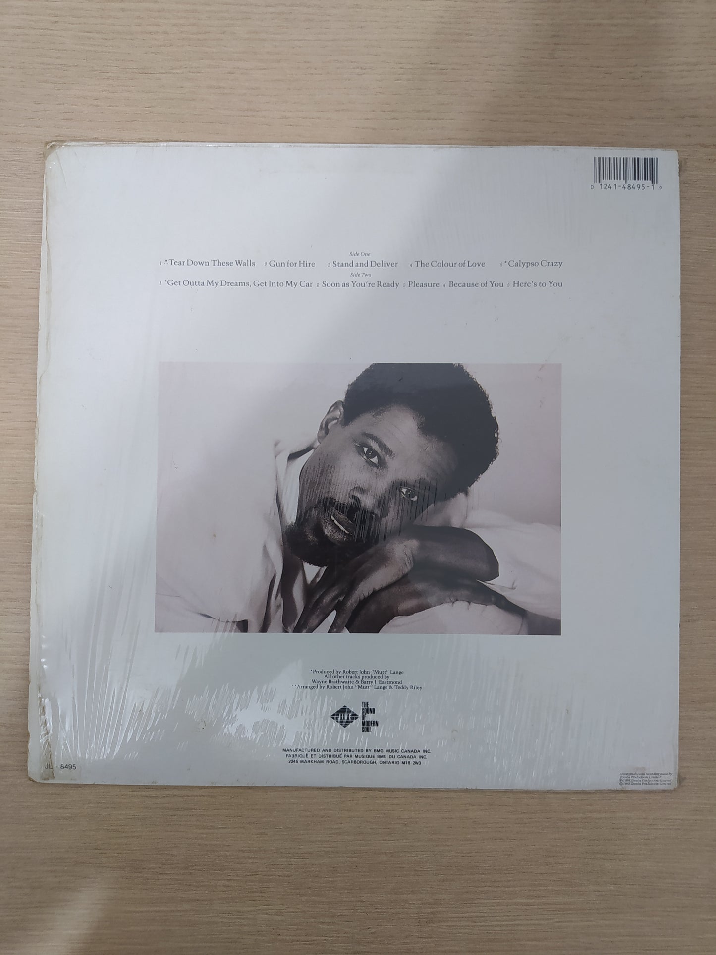 Lp Vinil Billy Ocean Tear Down These Walls C Encarte Import