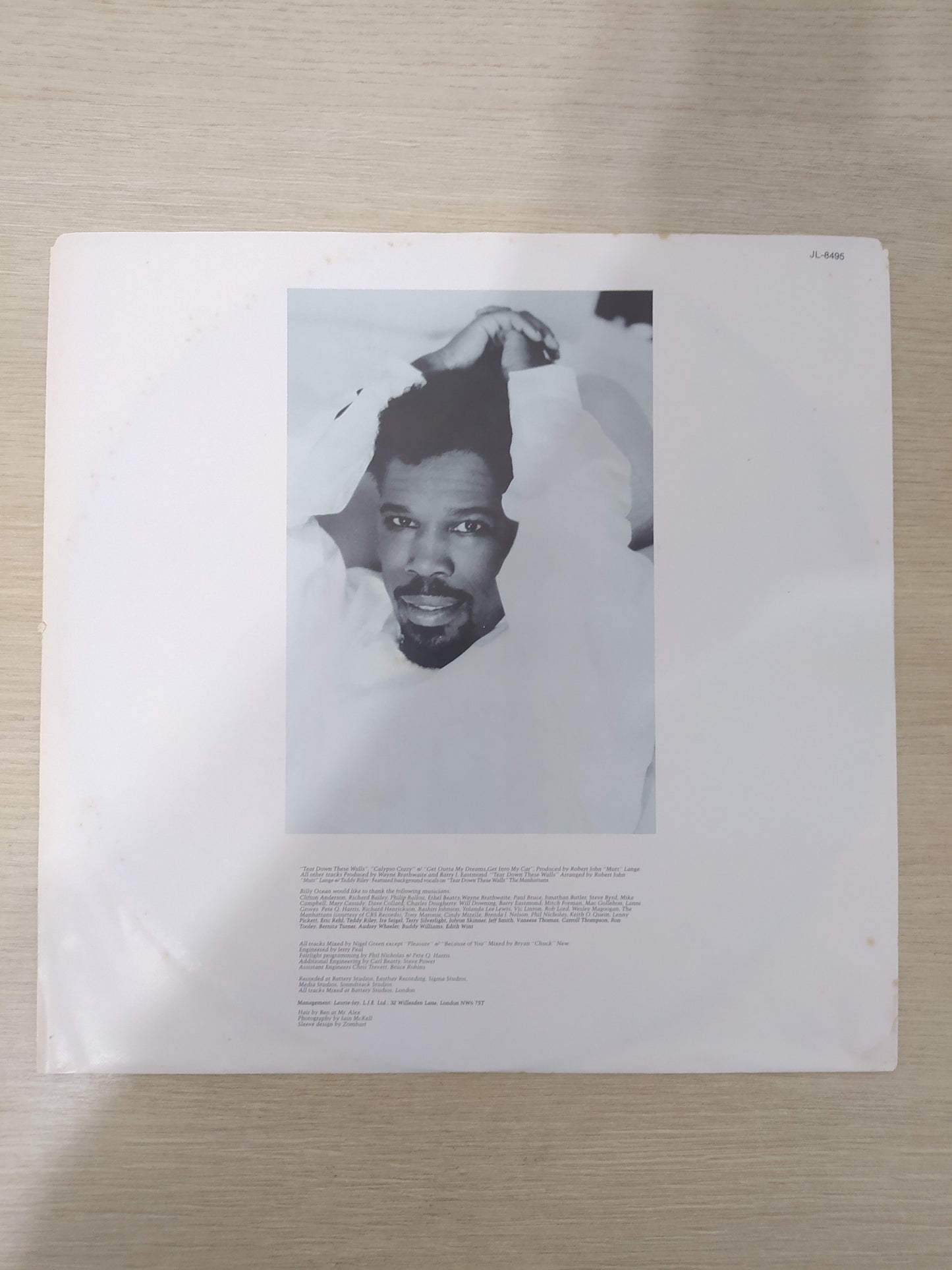 Lp Vinil Billy Ocean Tear Down These Walls C Encarte Import