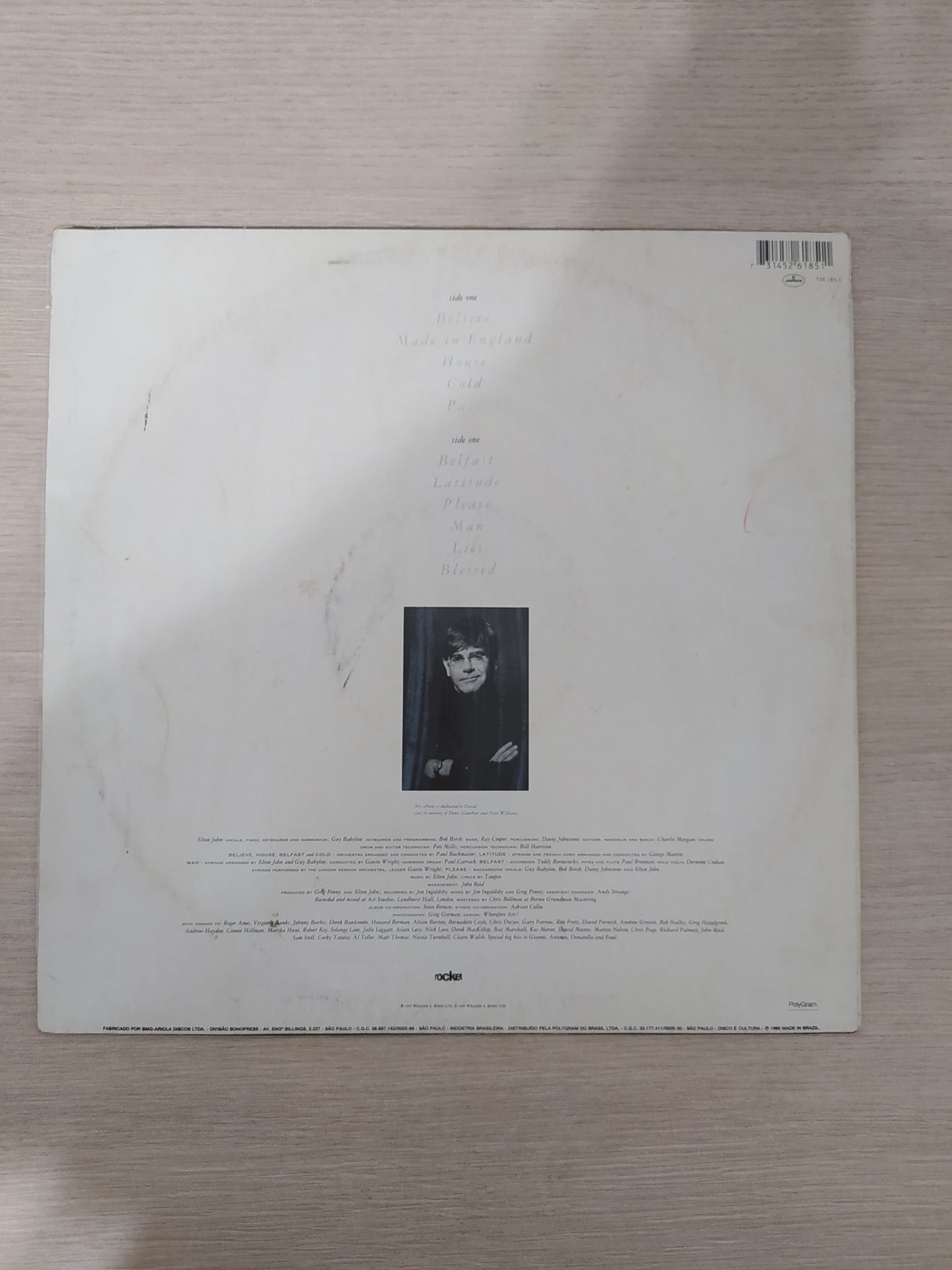 Lp Vinil Elton John Made In England