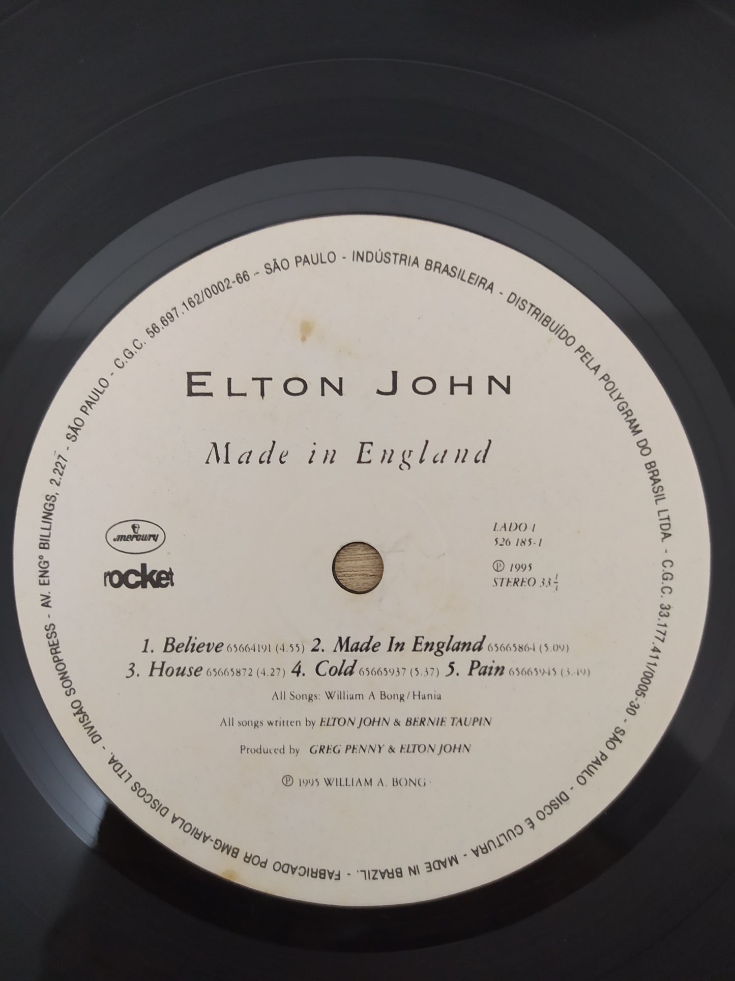 Lp Vinil Elton John Made In England