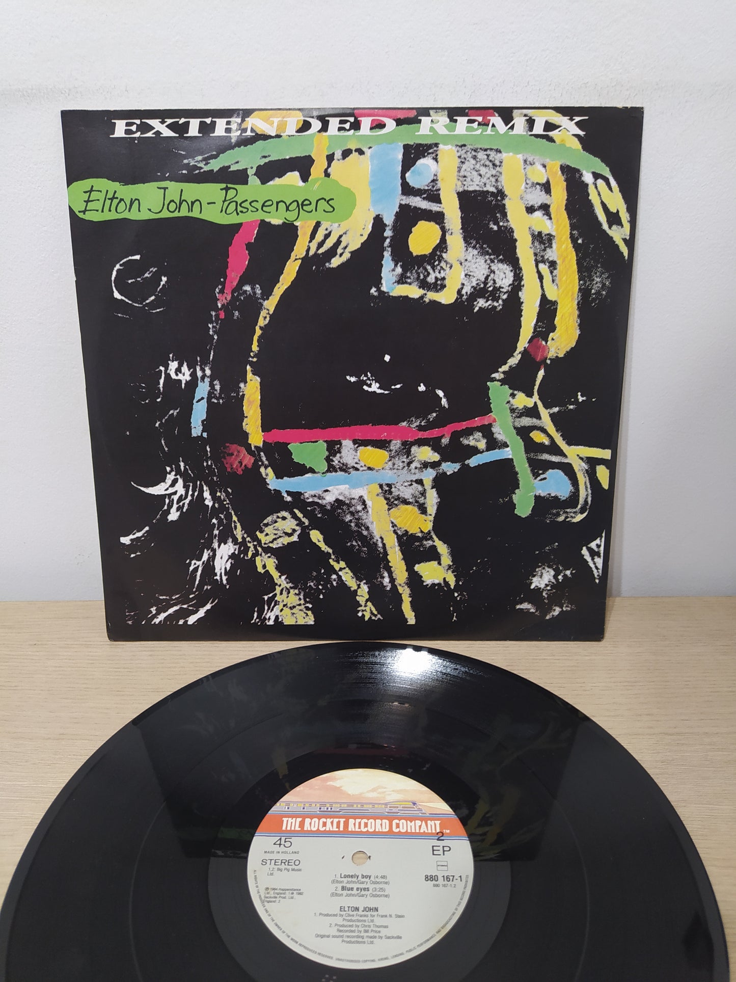 Lp Vinil Elton John Passengers Extended Remix Importado