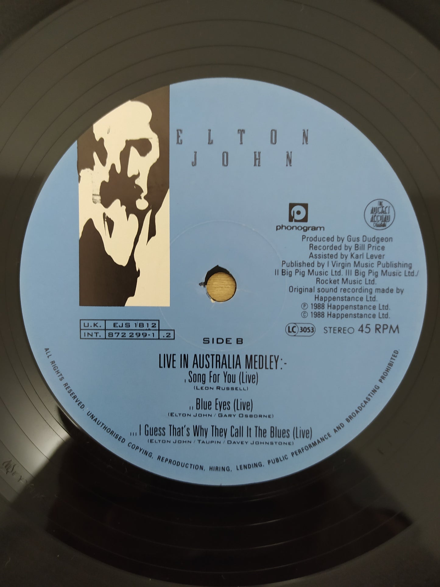 Lp Vinil Elton John A Word In Spanish Importado