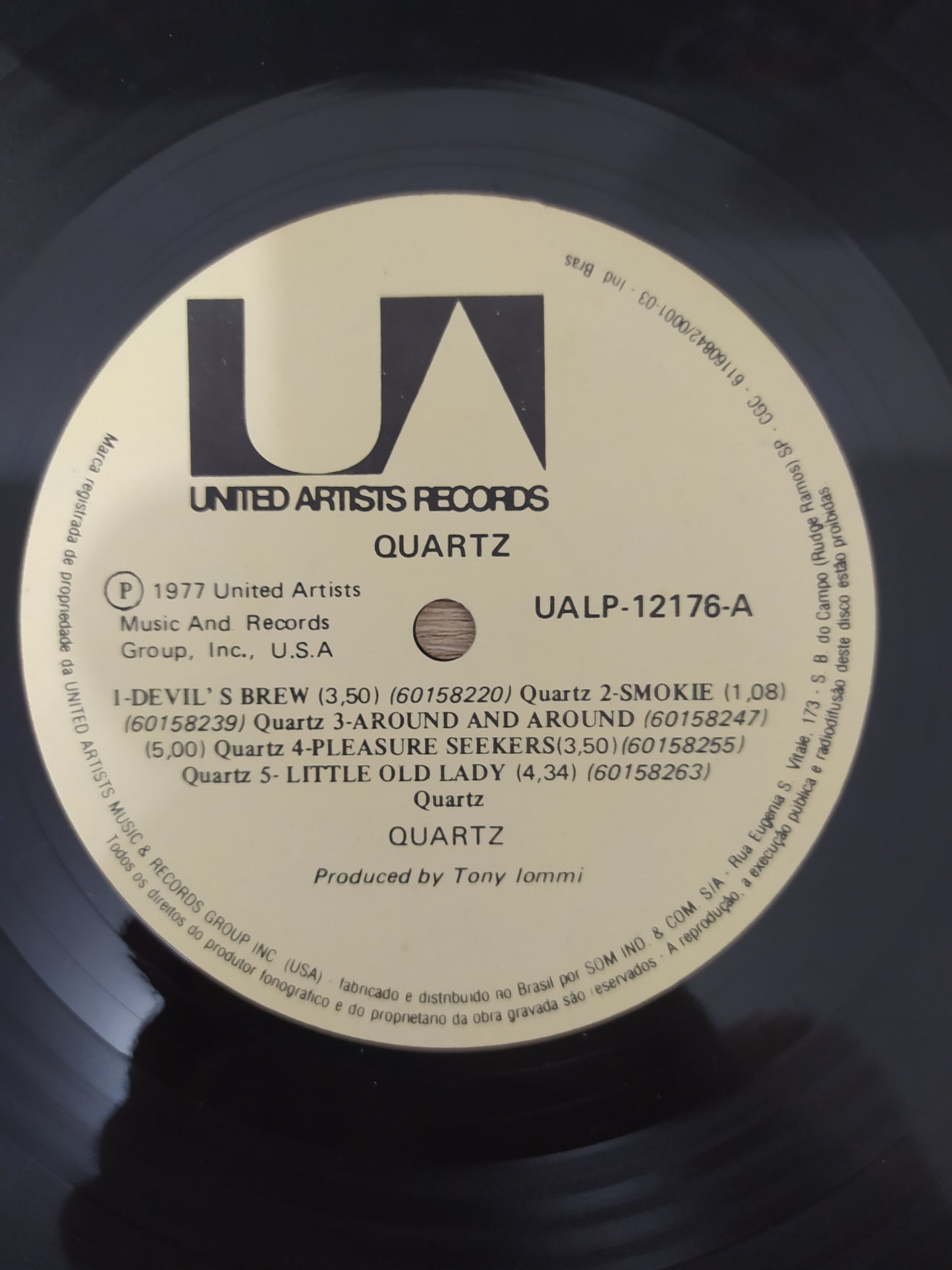 Lp Vinil Quartz 1977