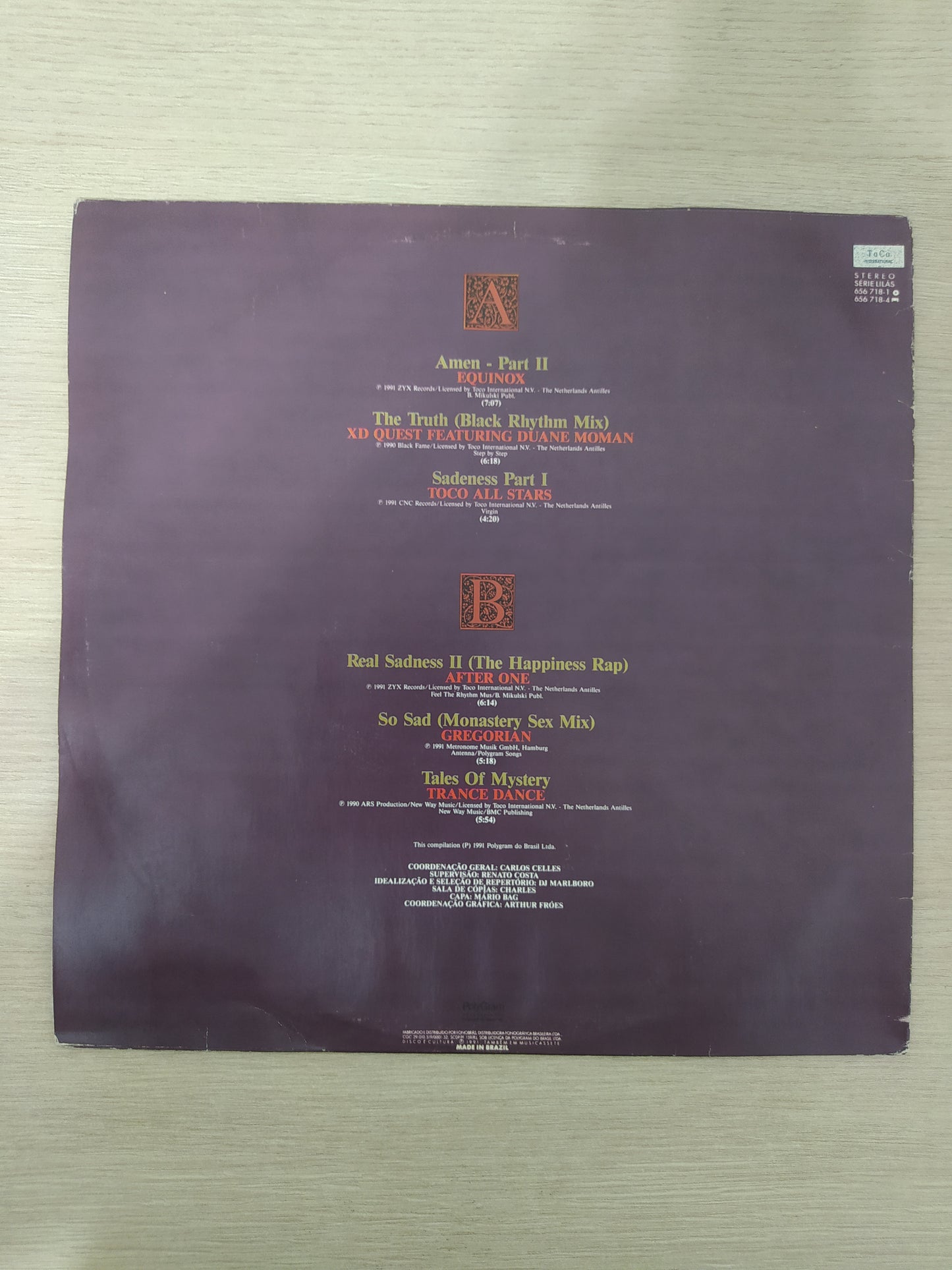 Lp Vinil O Papa É Funk