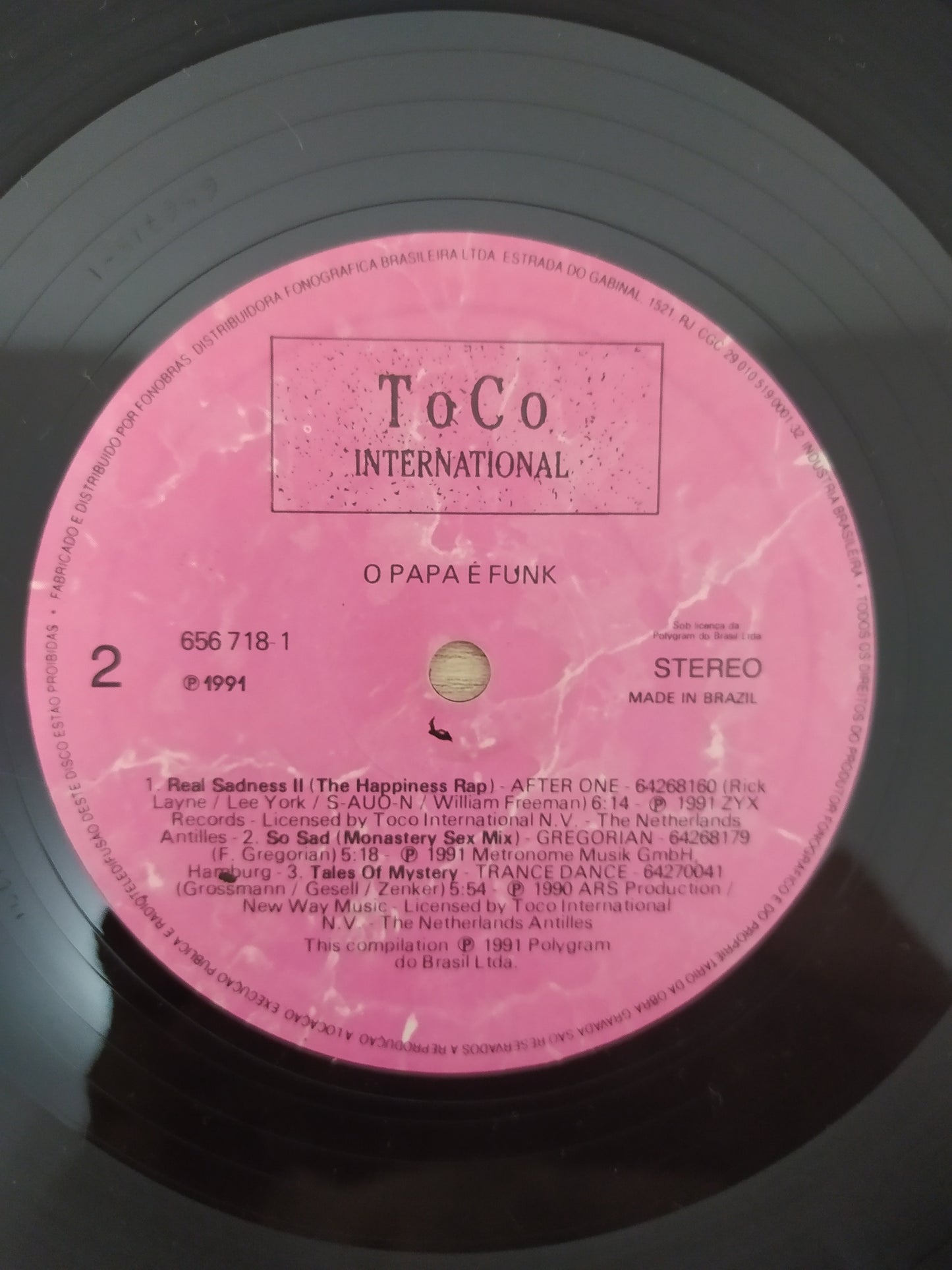 Lp Vinil O Papa É Funk