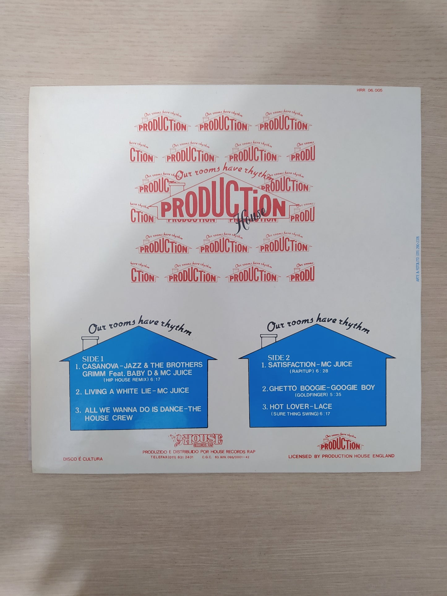 Lp Vinil Our House Have Rhythm Production House