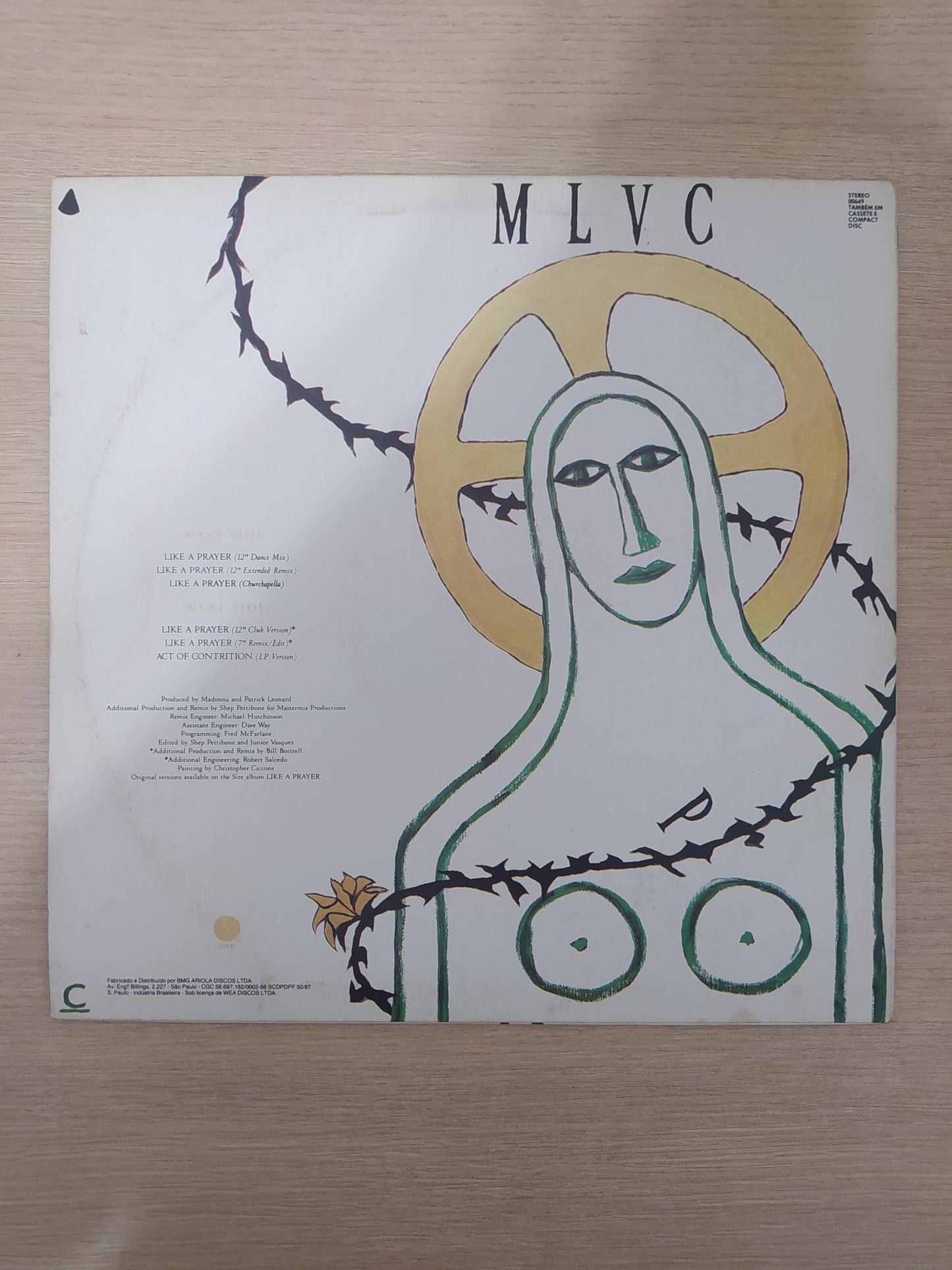 Lp Vinil Madonna Like A Prayer Remix MLVC
