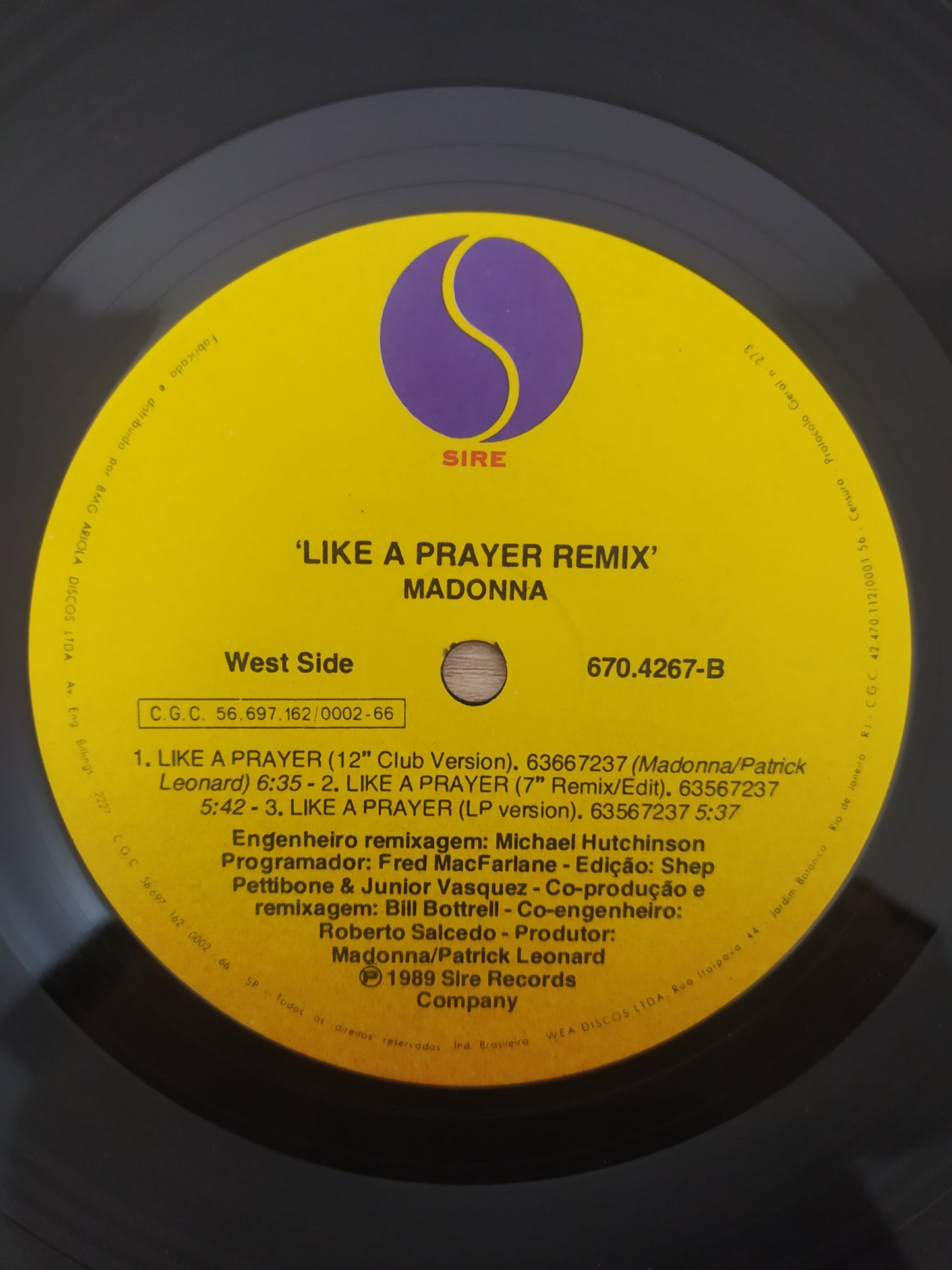 Lp Vinil Madonna Like A Prayer Remix MLVC