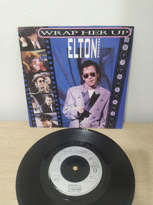 Vinil Compacto Elton John Wrap Her Up