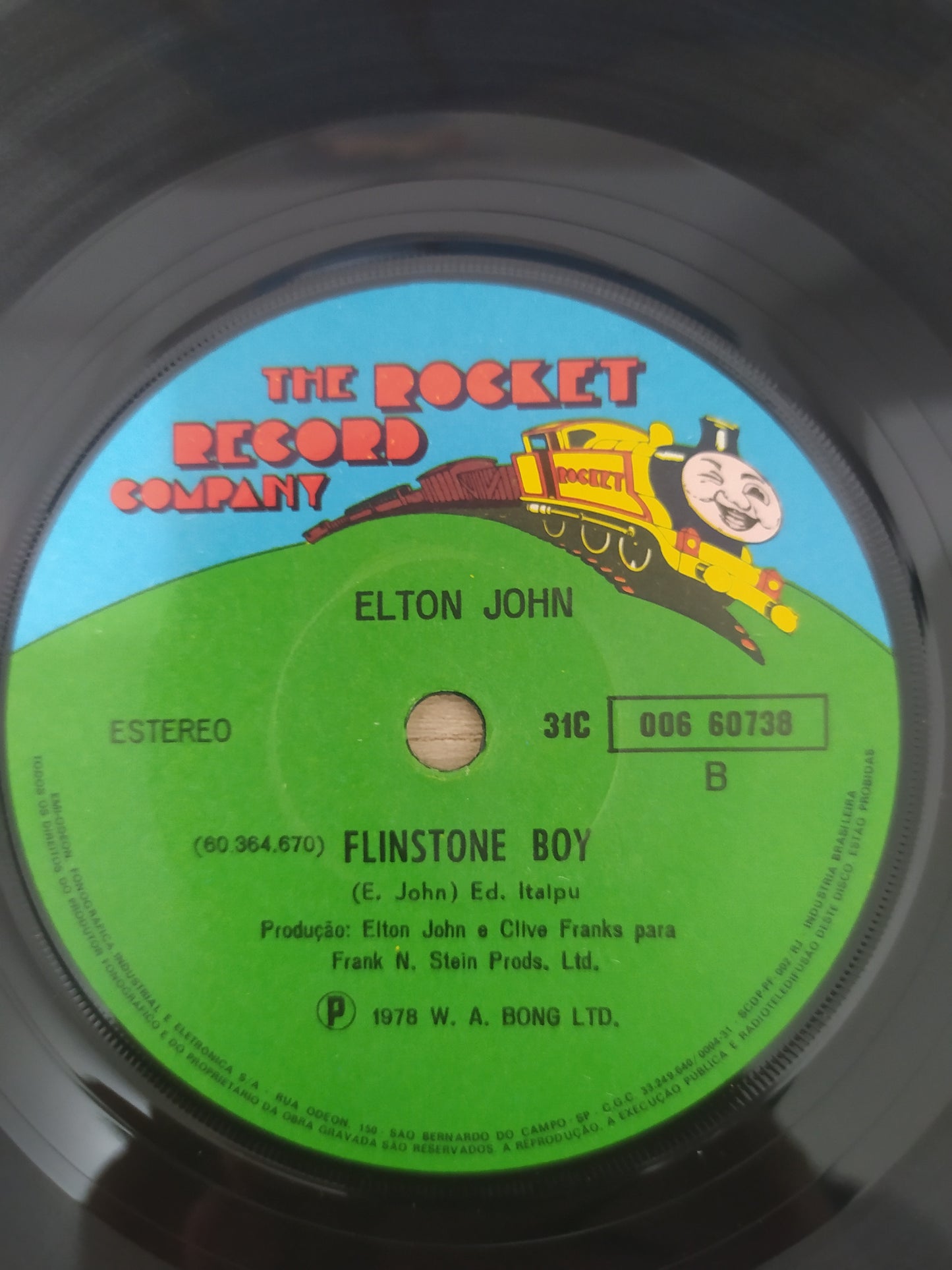 Vinil Compacto Elton John Ego / Flinstone Boy