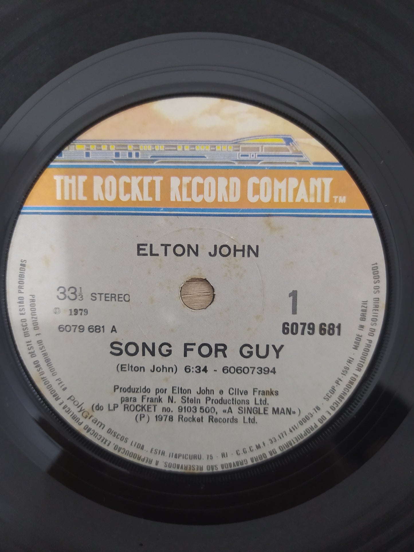 Vinil Compacto Elton John Song For Guy / Georgia
