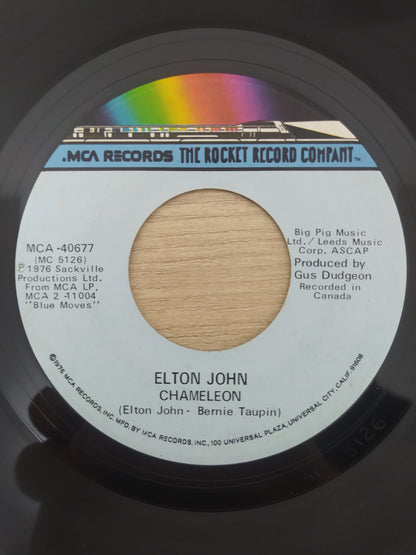 Vinil Compacto Elton John Bite Your Lip / Chameleon