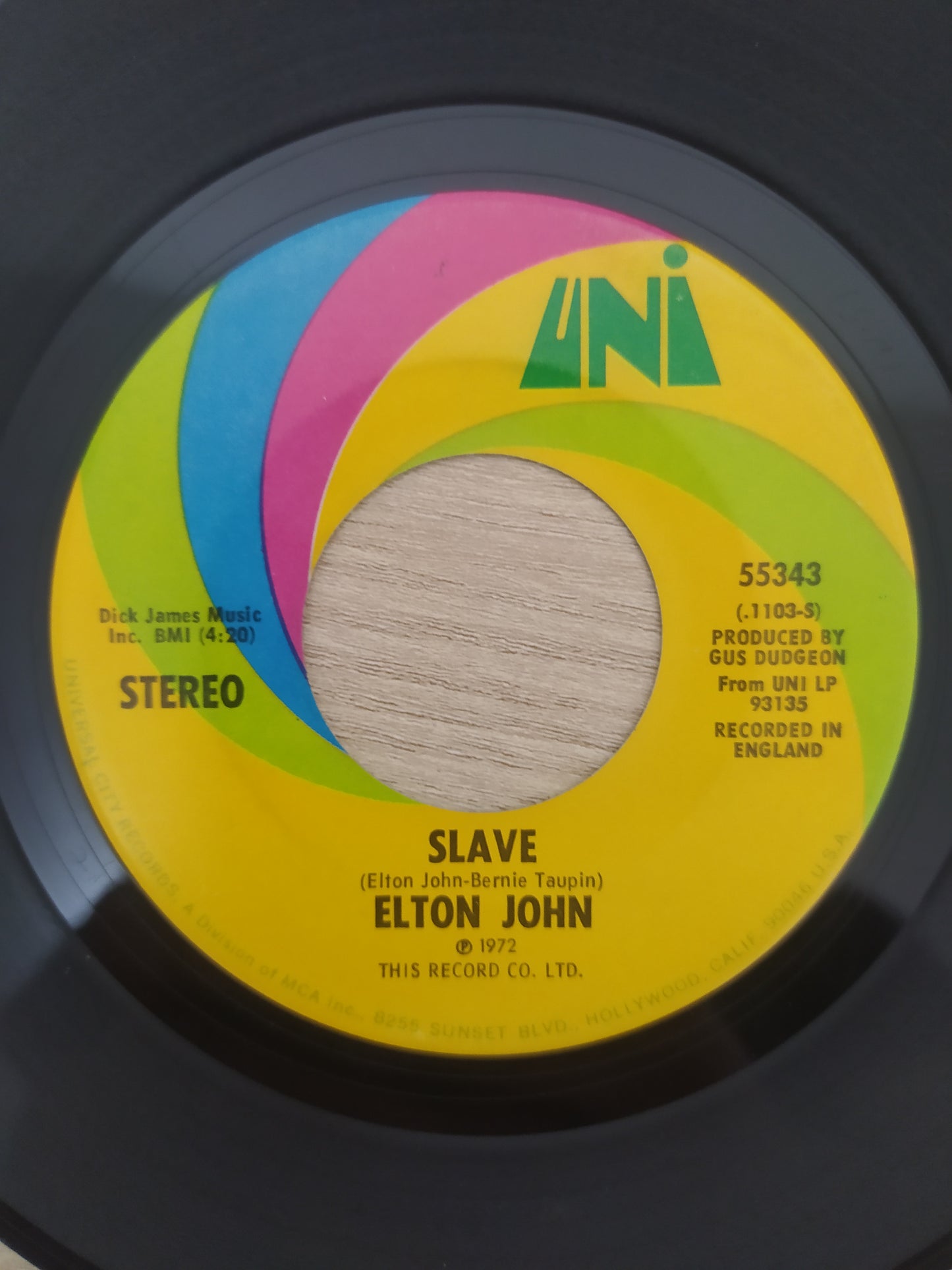 Vinil Compacto Elton John Honky Cat / Slave