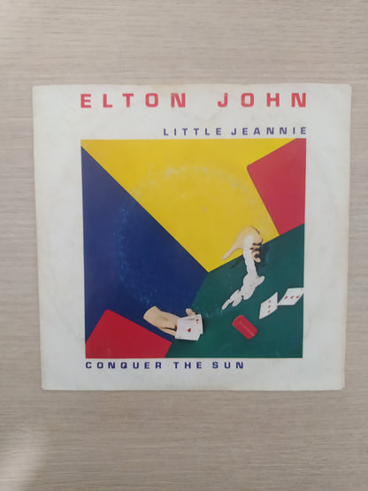 Vinil Compacto Elton John Little Jeannie Conquer The Sun