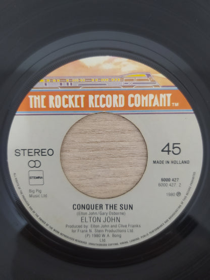 Vinil Compacto Elton John Little Jeannie Conquer The Sun