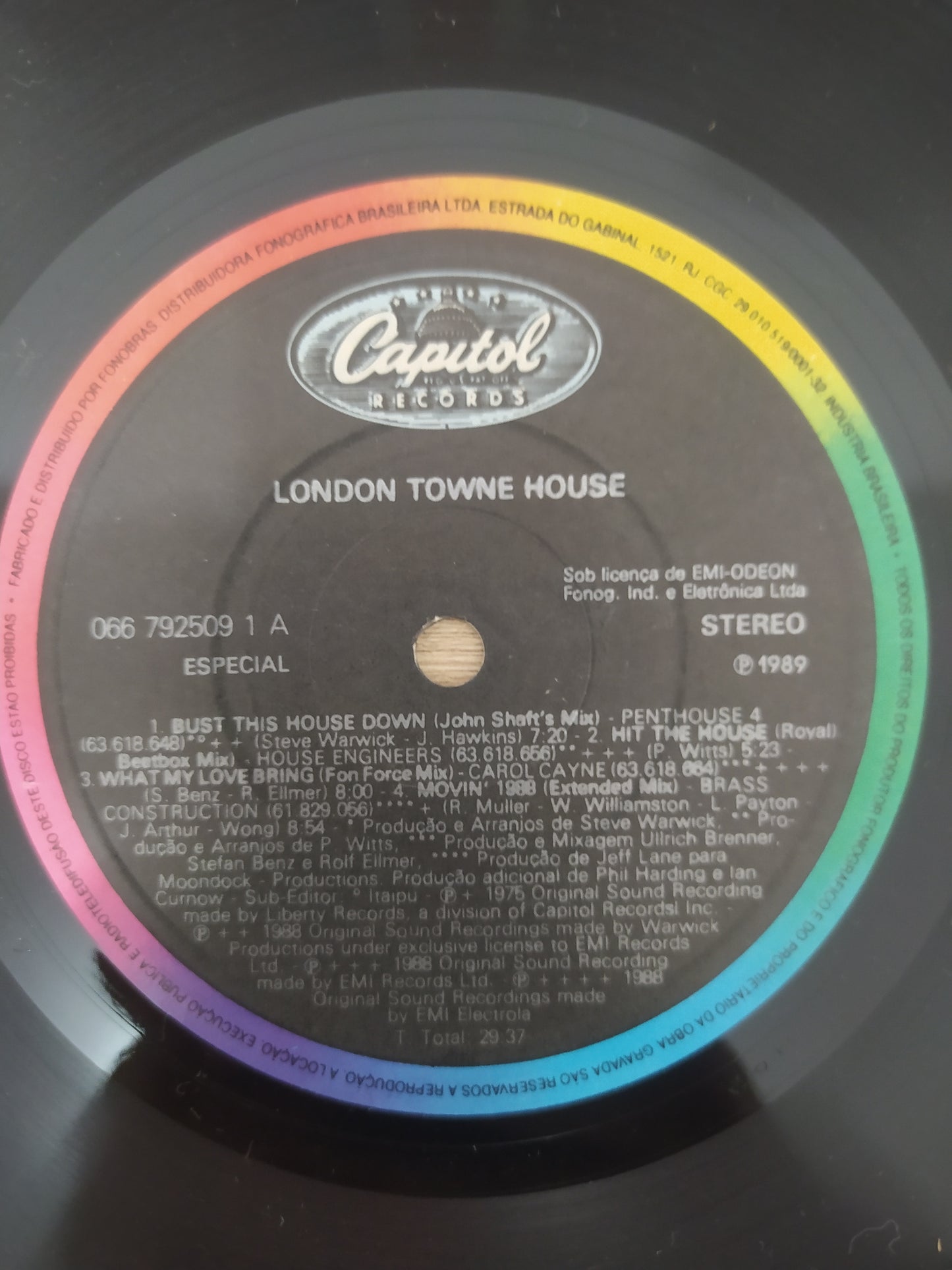 Lp Vinil London Towne House Syncopate 88