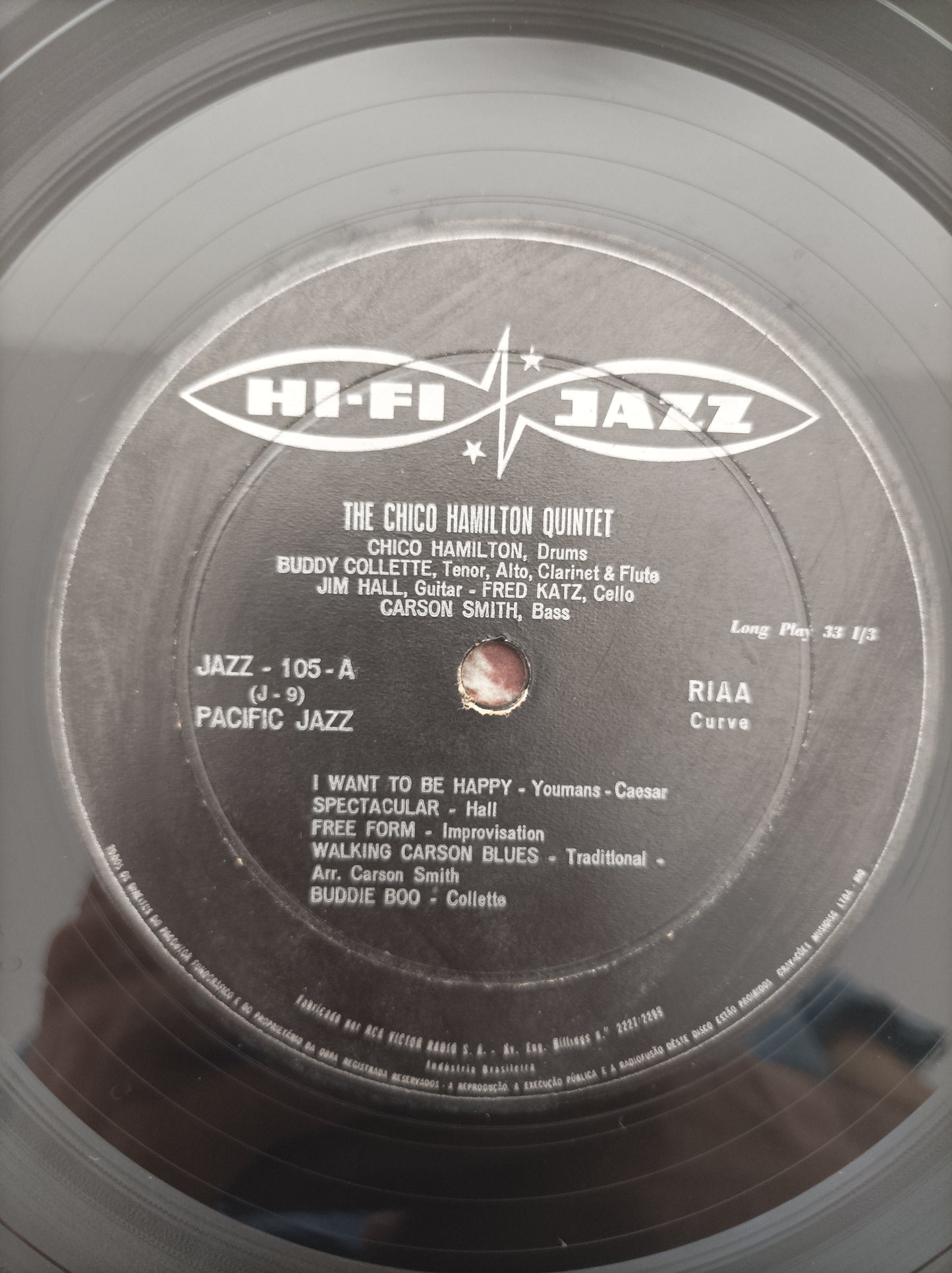 Disco Vinil Chico Hamilton Quintet A Com encarte