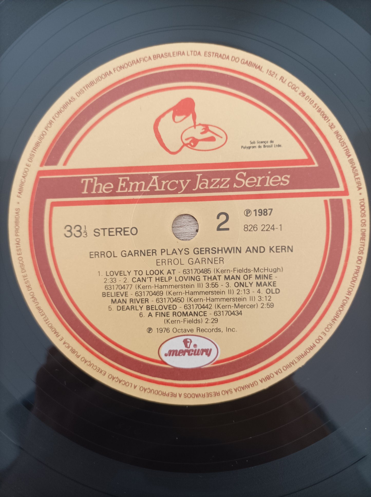 Lp Vinil Erroll Garner plays Gershwin & Kern