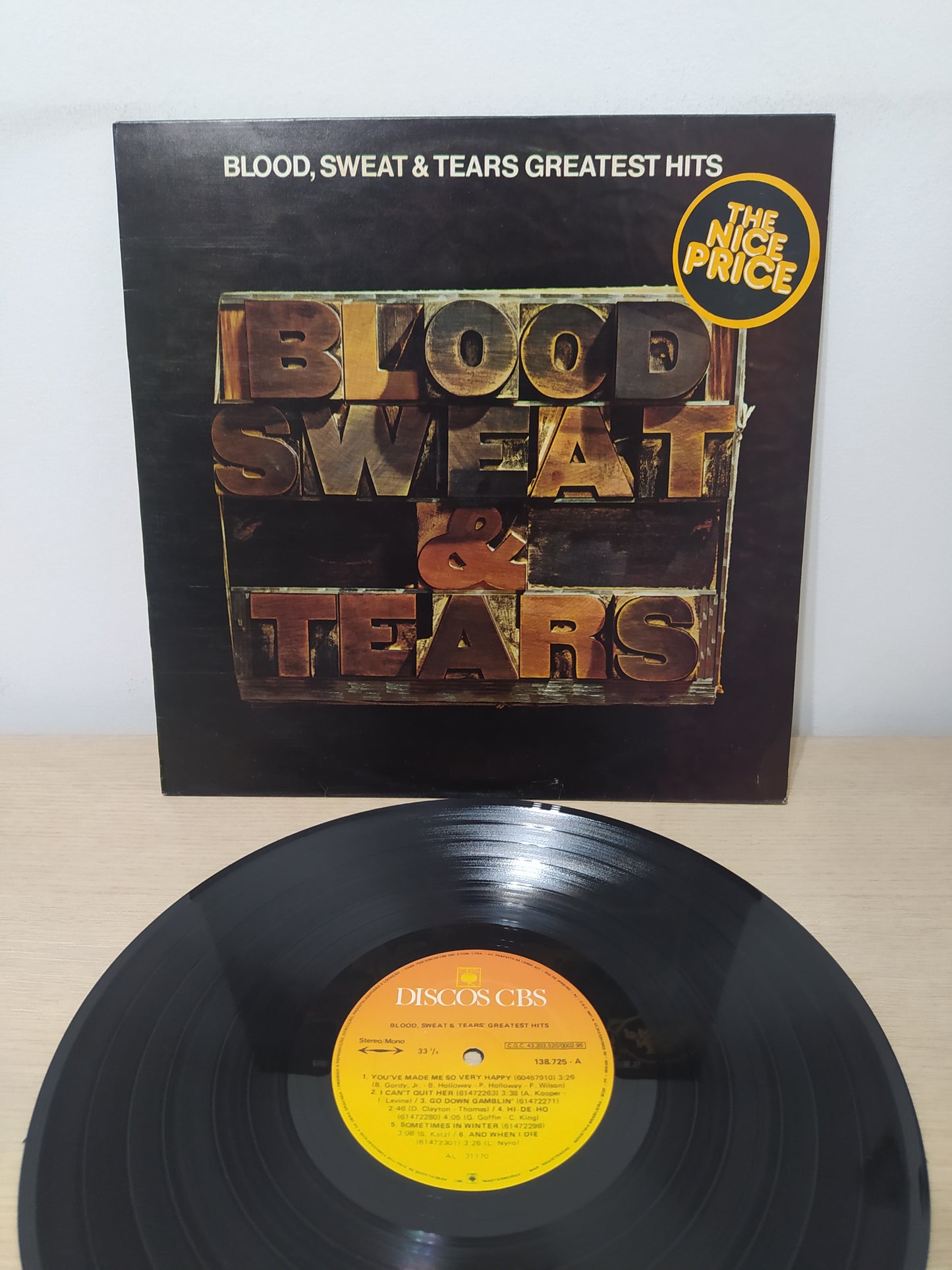 Lp Vinil Blood, Sweat & Tears Greatest Hits