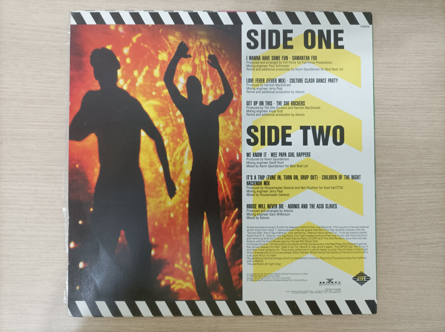 Lp Vinil Jive Presents In House Volume 1