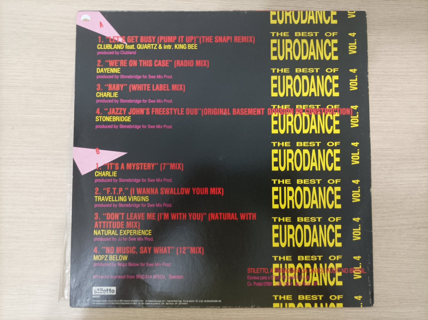 Lp Vinil Eurodance The Best Of Vol. 4