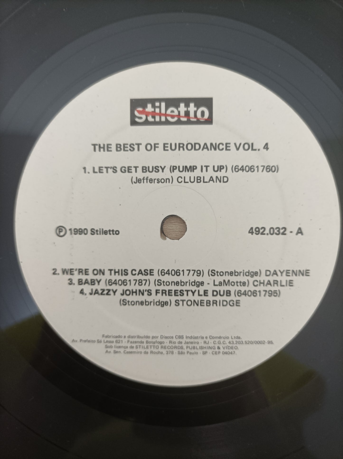 Lp Vinil Eurodance The Best Of Vol. 4