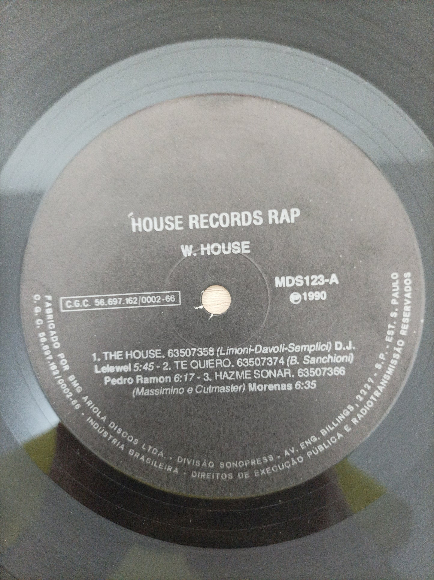 Disco Vinil W. House A