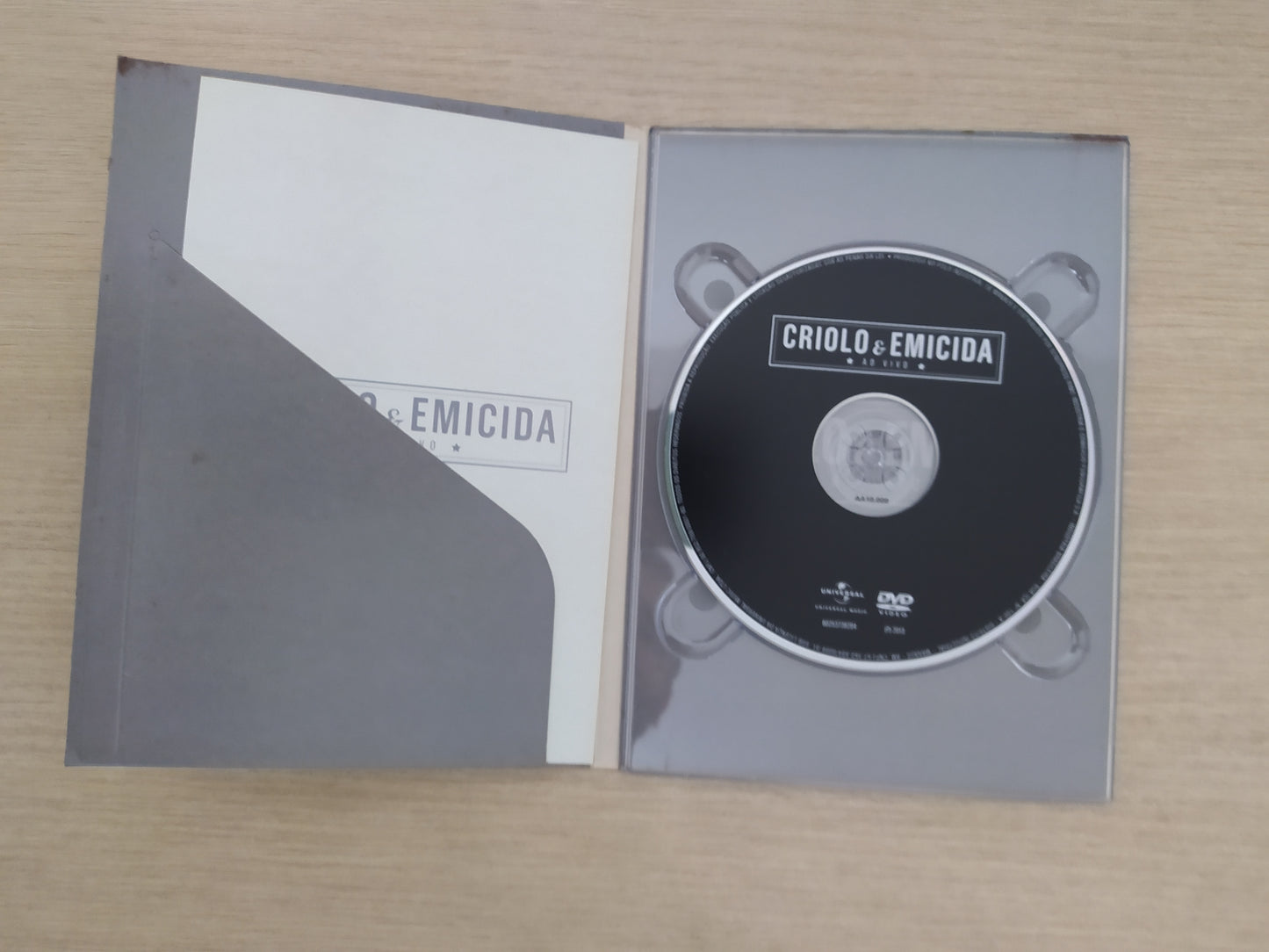 Dvd Criolo E Emicida Ao Vivo