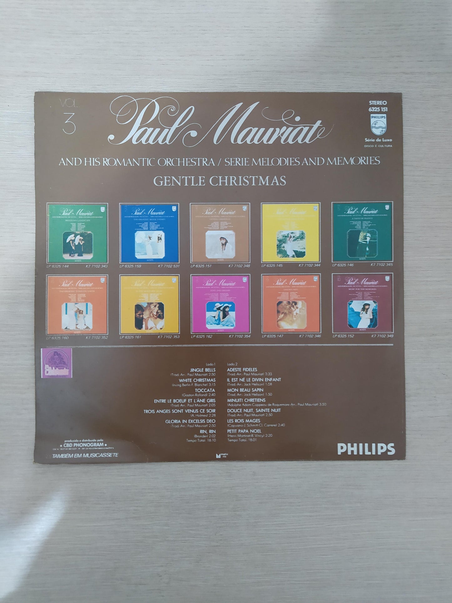 Lp Vinil Paul Mauriat Vol. 3