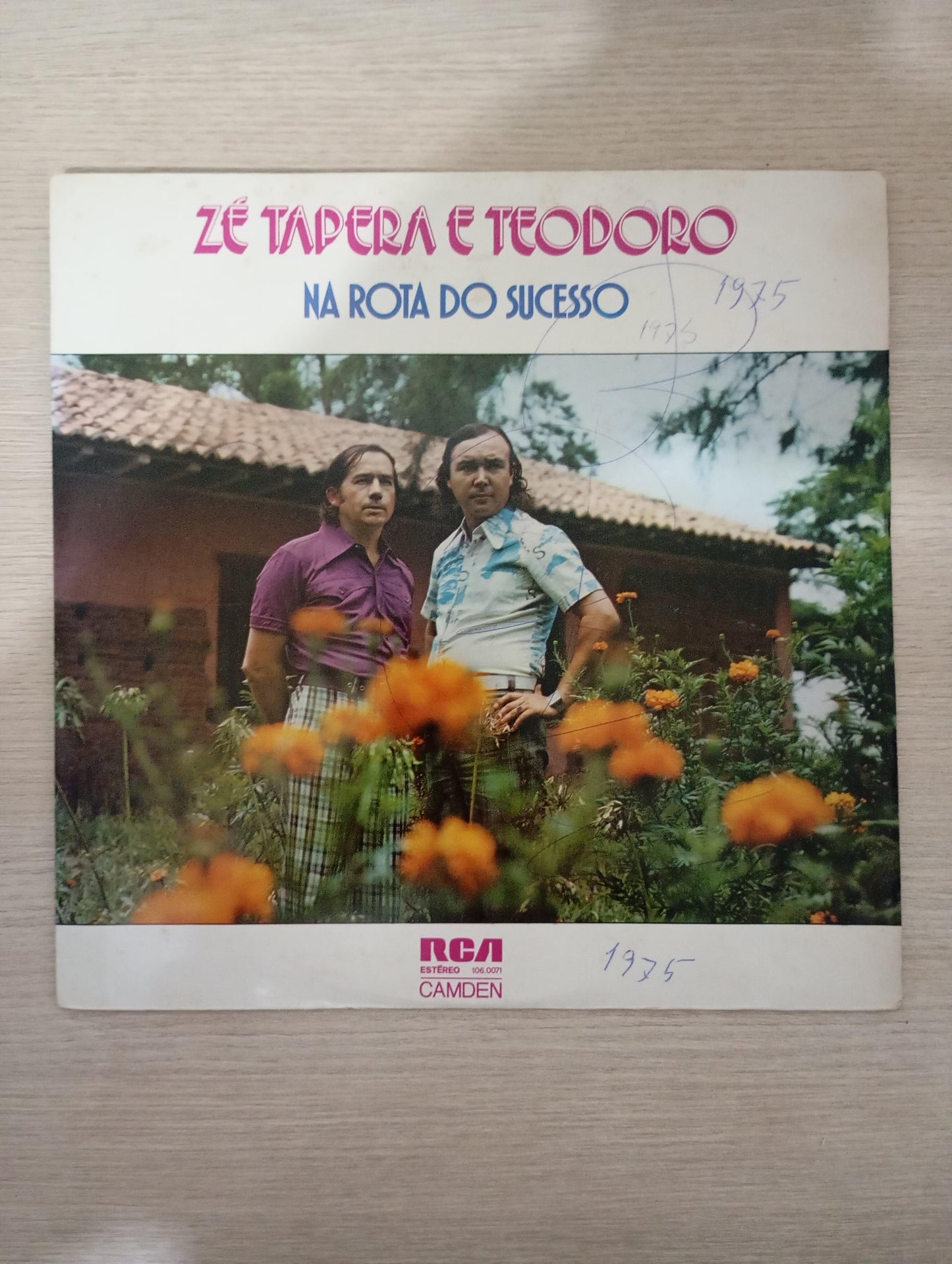 Lp Vinil Zé Tapera E Teodoro Na Rota do Sucesso