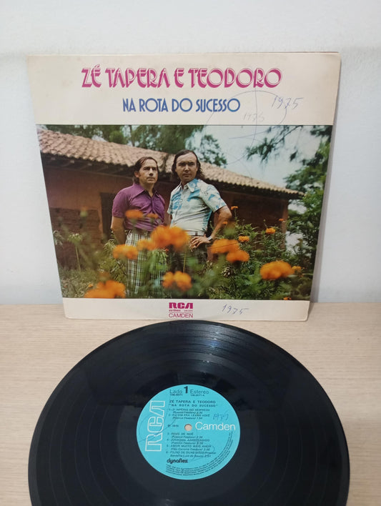 Lp Vinil Zé Tapera E Teodoro Na Rota do Sucesso