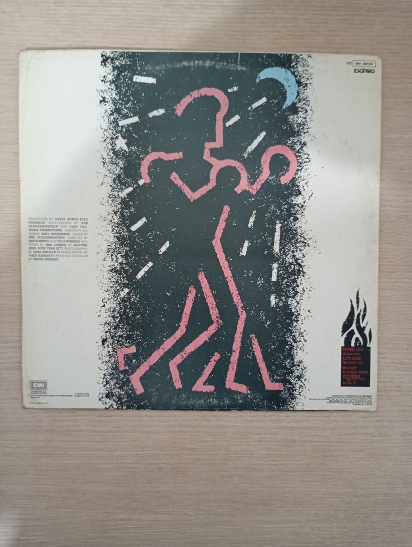 Lp Vinil David Bowie Let's Dance Com Encarte