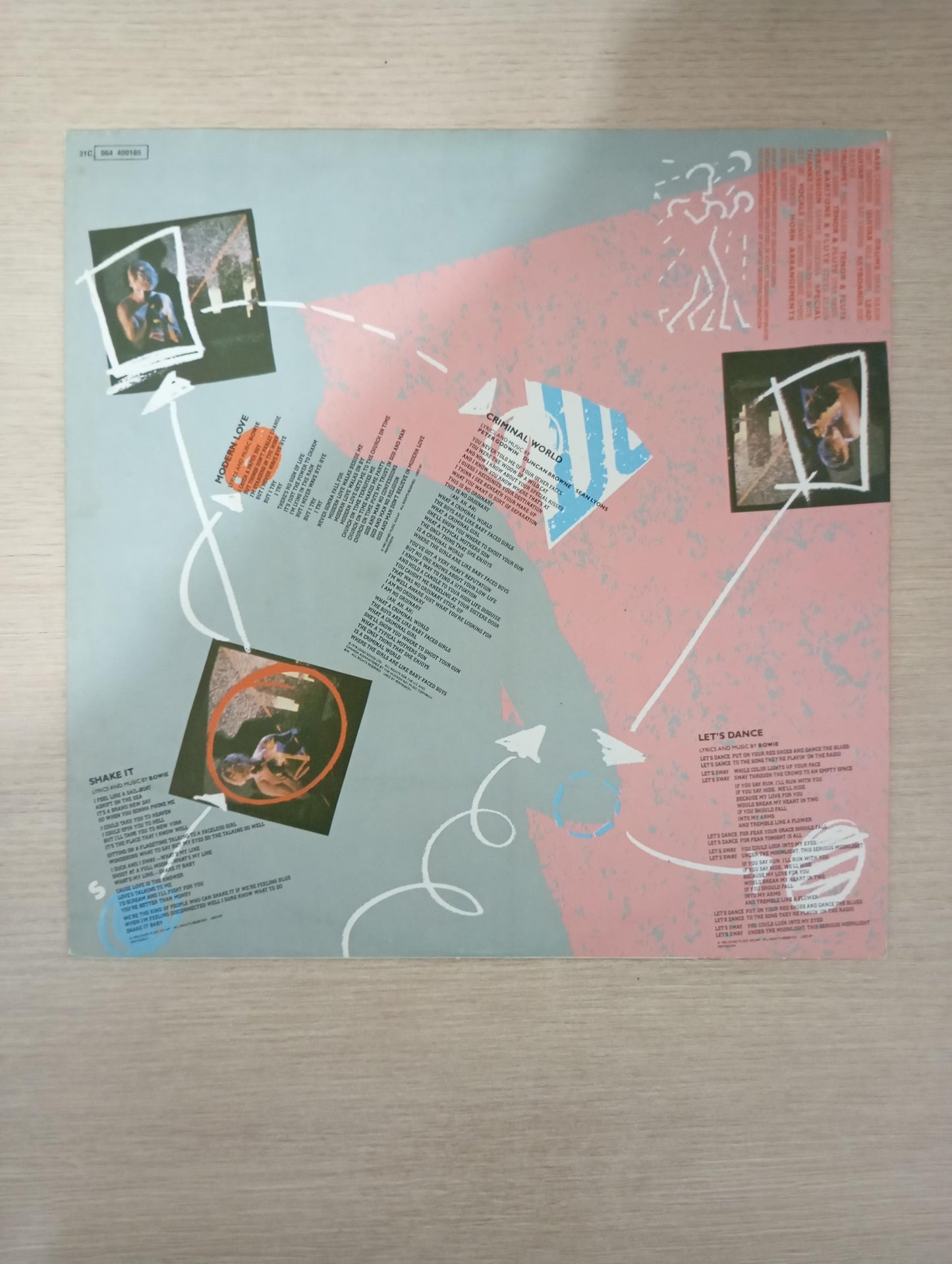 Lp Vinil David Bowie Let's Dance Com Encarte