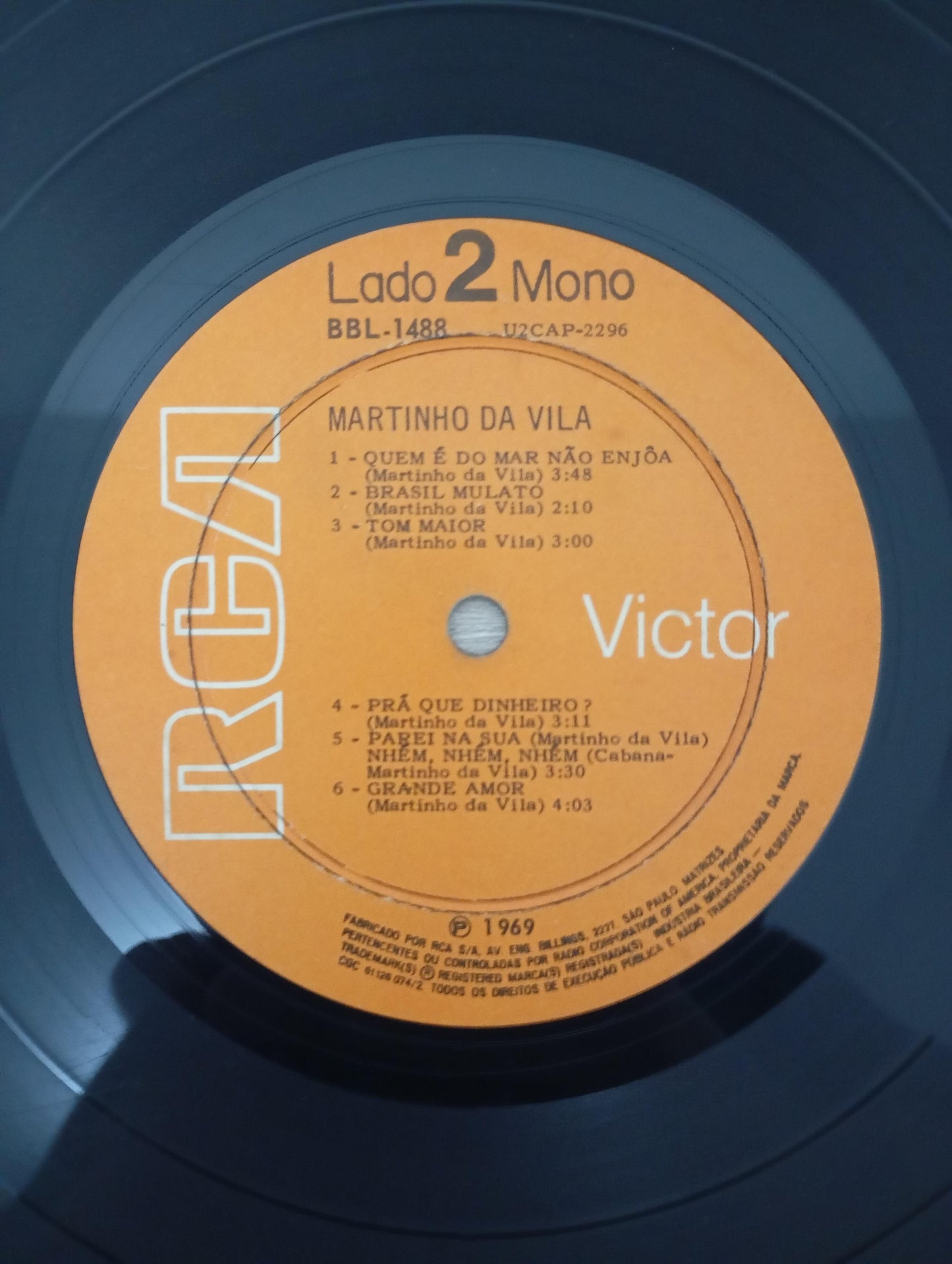 Lp Vinil Martinho Da Vila 1969, Leia