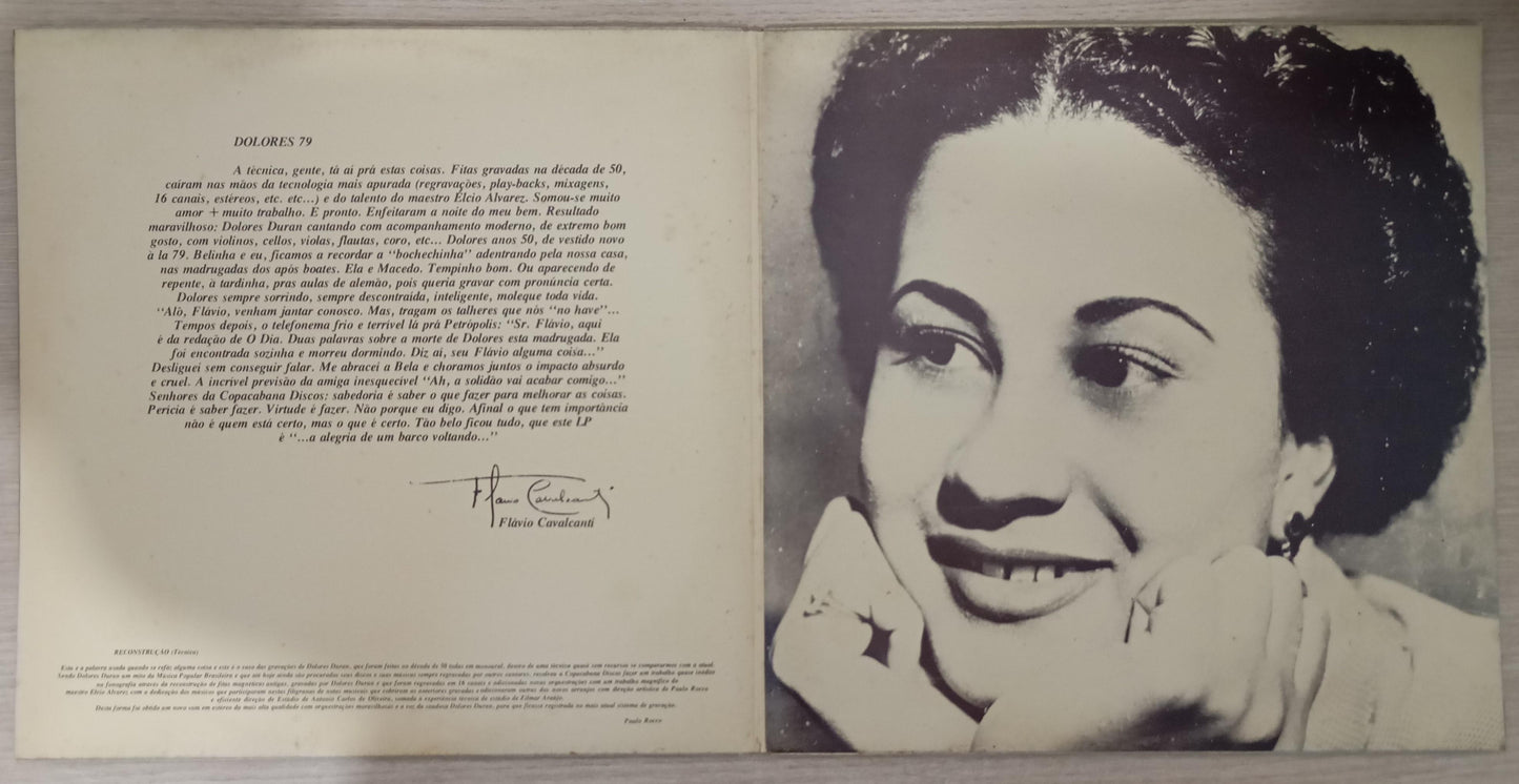Lp Vinil Dolores Duran Orquestra E Coro 16 Canais Duplo