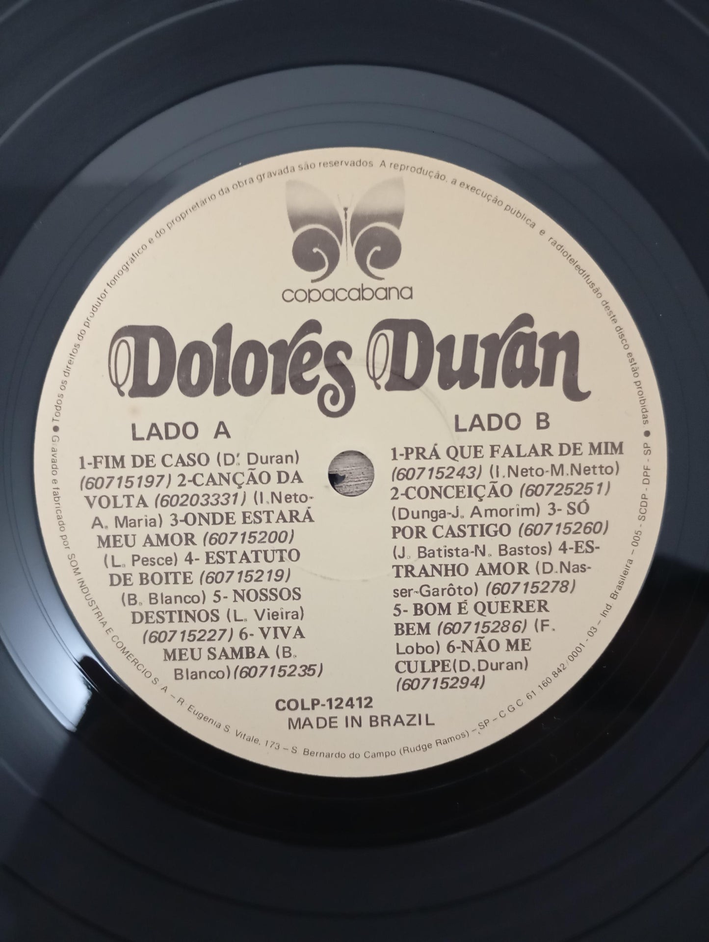 Lp Vinil Dolores Duran Orquestra E Coro 16 Canais Duplo