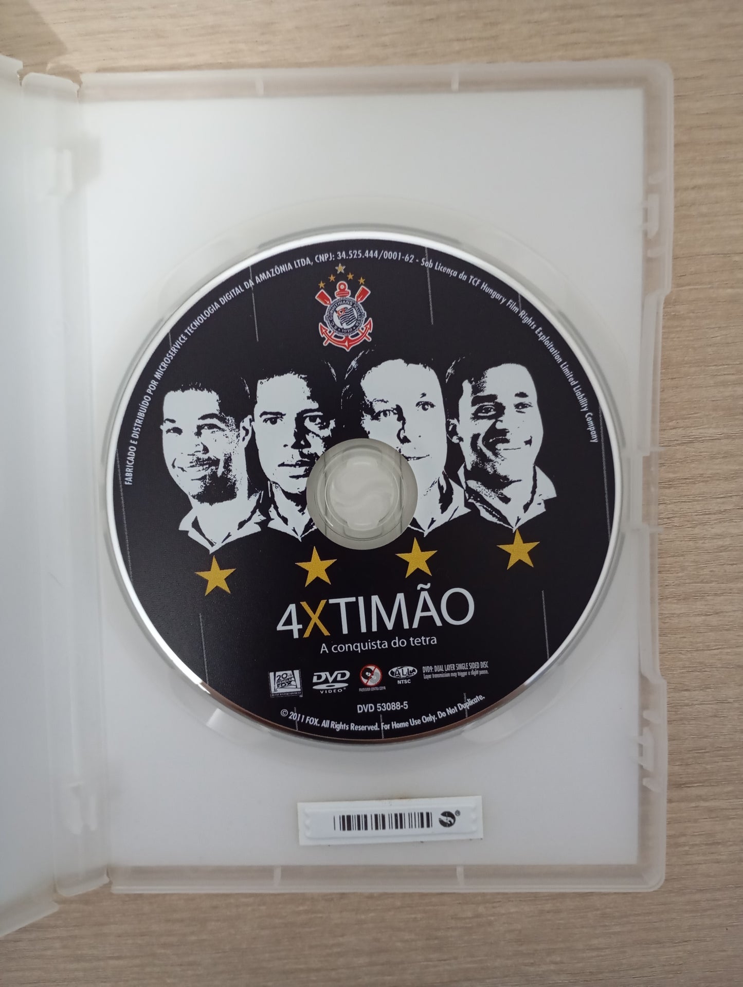 Dvd 4x Timão A Conquista Do Tetra