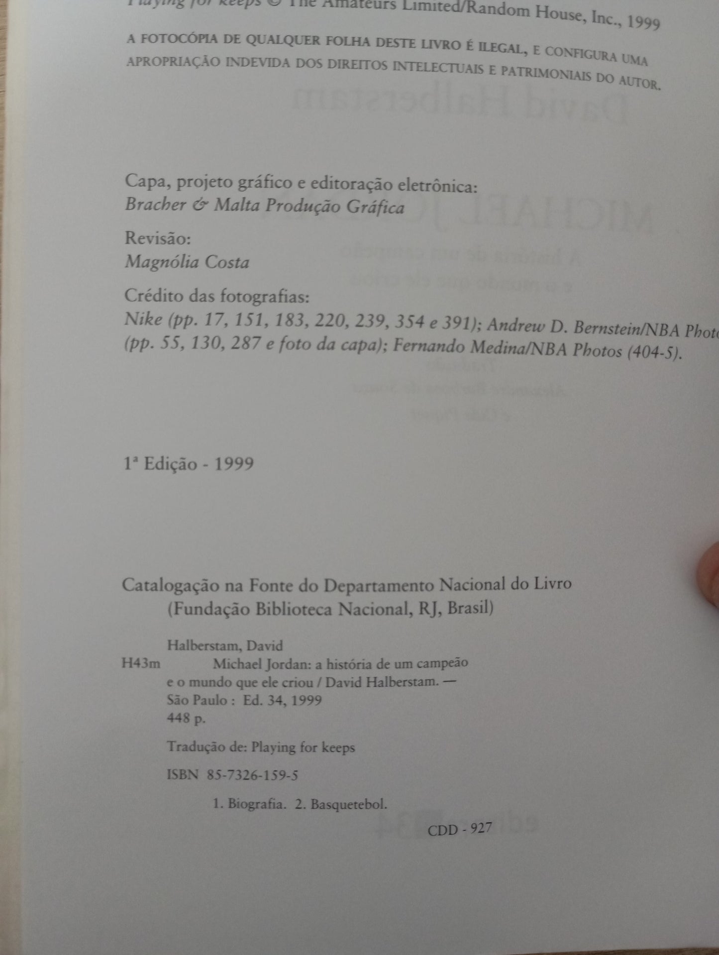Livro Michael Jordan A História De Um Campeão