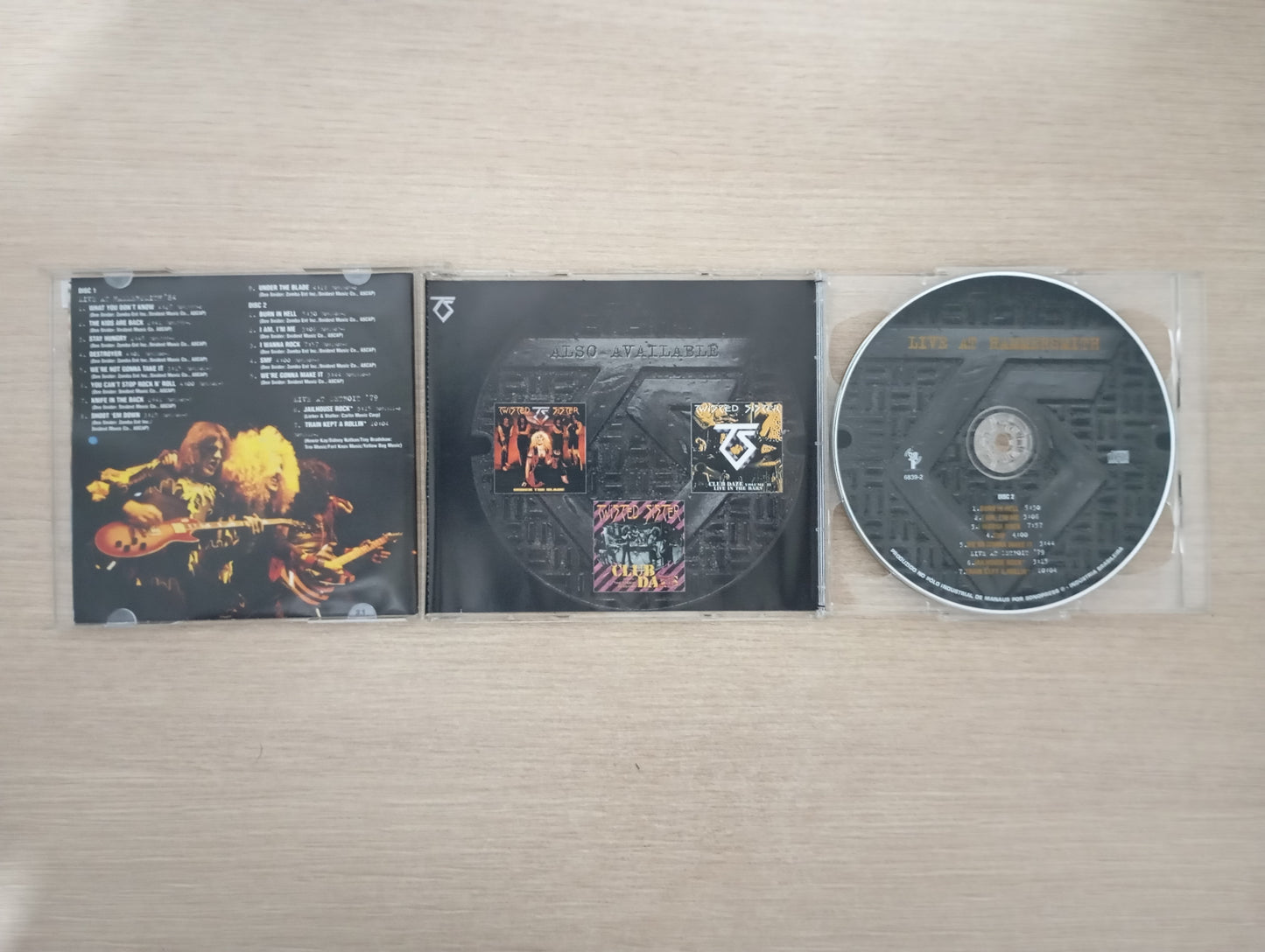 CD Twisted Sister Live At Hammersmith Duplo