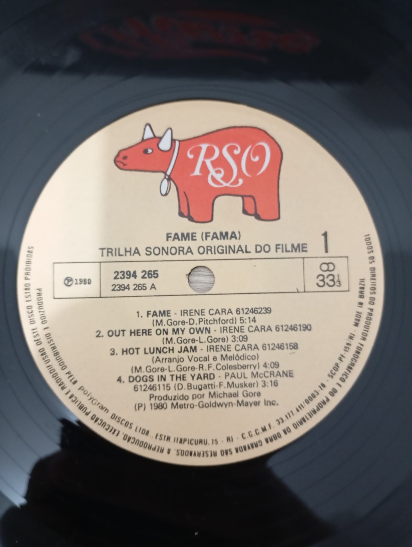 Lp Vinil Trilha Sonora Fame Fama Capa Dupla