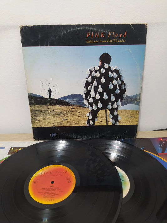 Lp Vinil Pink Floyd Delicate Sound Thunder Duplo C Encartes