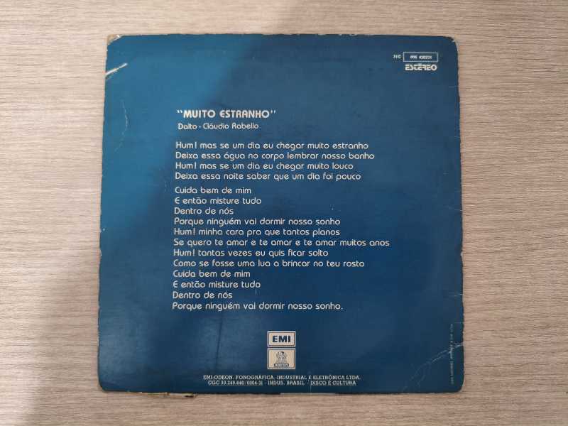 Compacto Vinil Dalto Muito Estranho