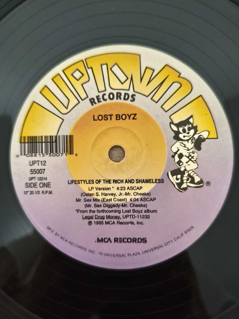 Lp Vinil Lost Boyz Lifestyles Rich and Shameless Importado